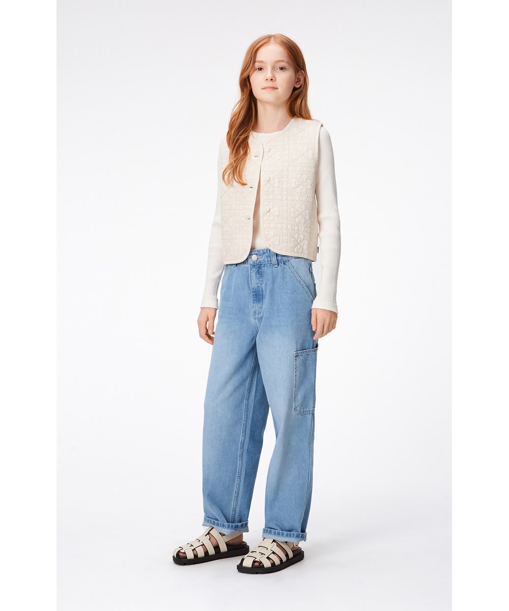 Archer - Lightblue Denim - Lyseblå workwear-inspirerede denim jeans i bomuldsblanding