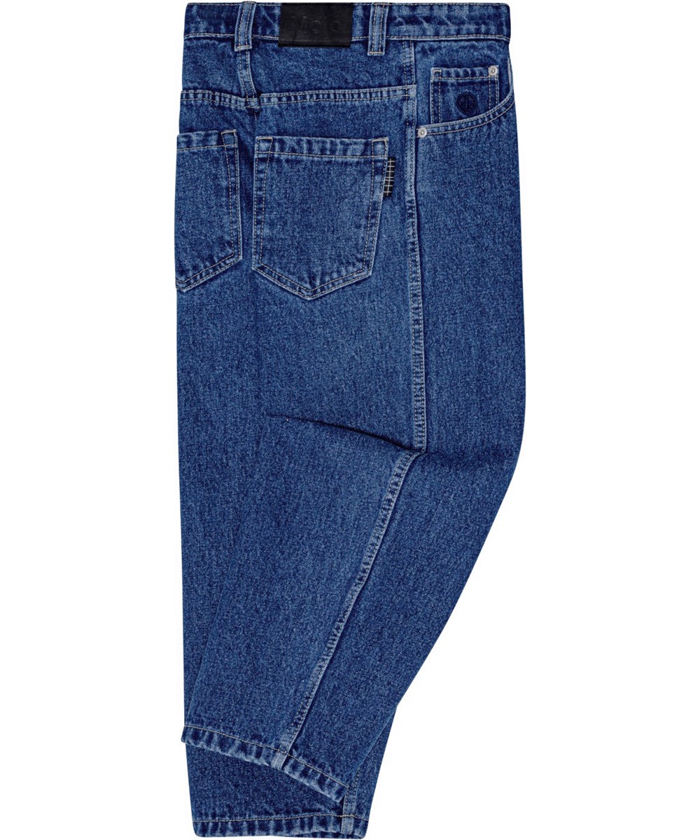 Aska - Blue Denim - Blå oversized jeans