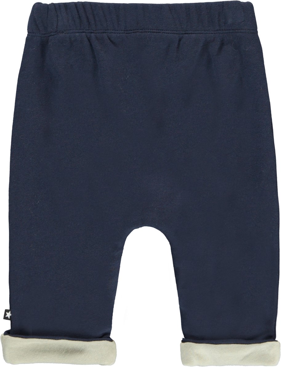 Soyo - Galaxy Stone - økologiske blå baby sweatpants