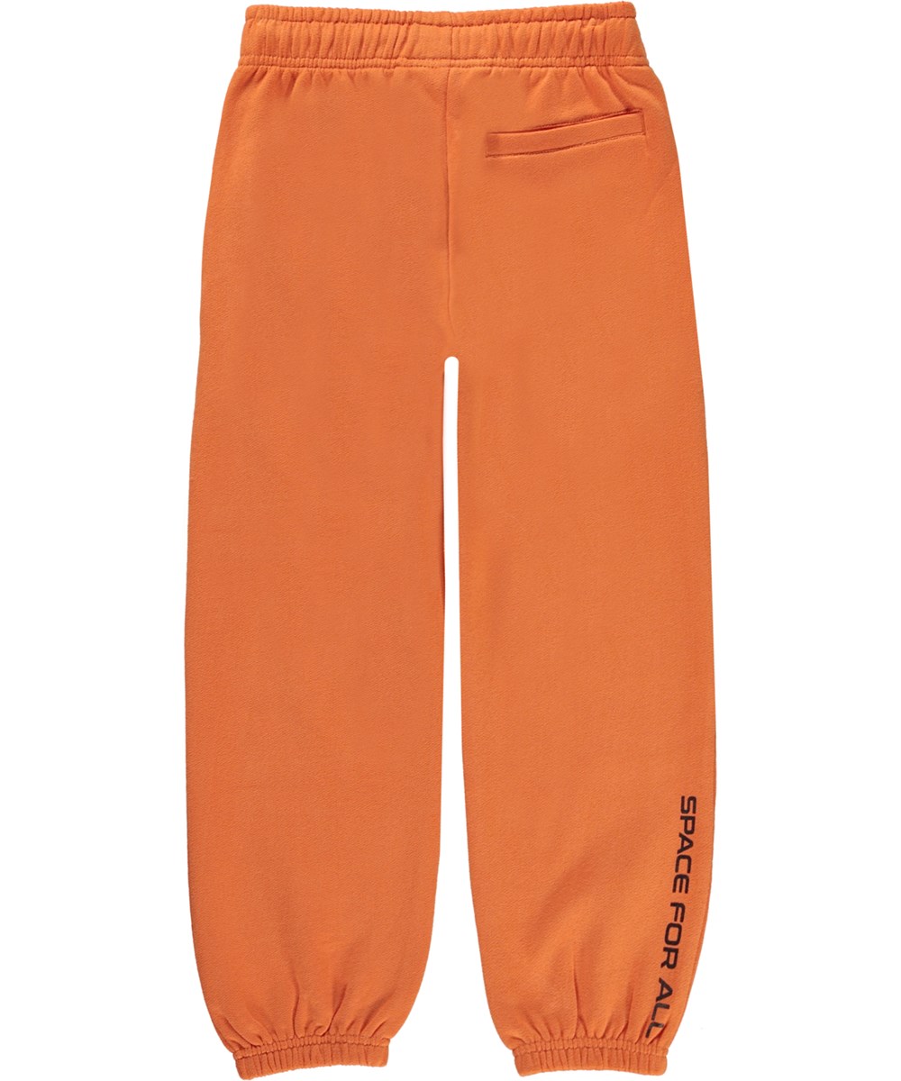 Adan - Sun Power - Orange Öko-Jogginghose mit NASA-Print