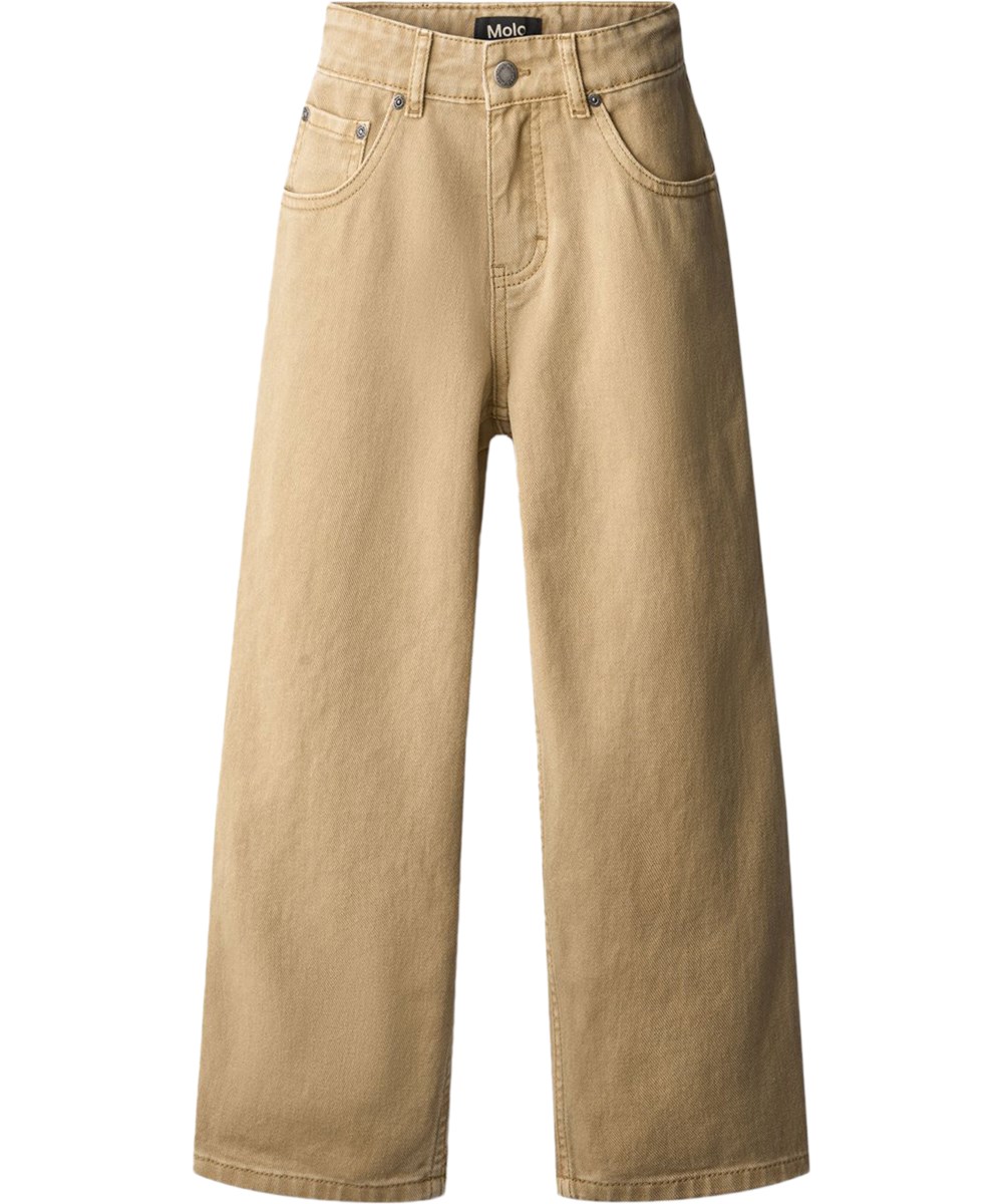 Aiden - Desert Wash - Beige Baumwolljeans für Kinder