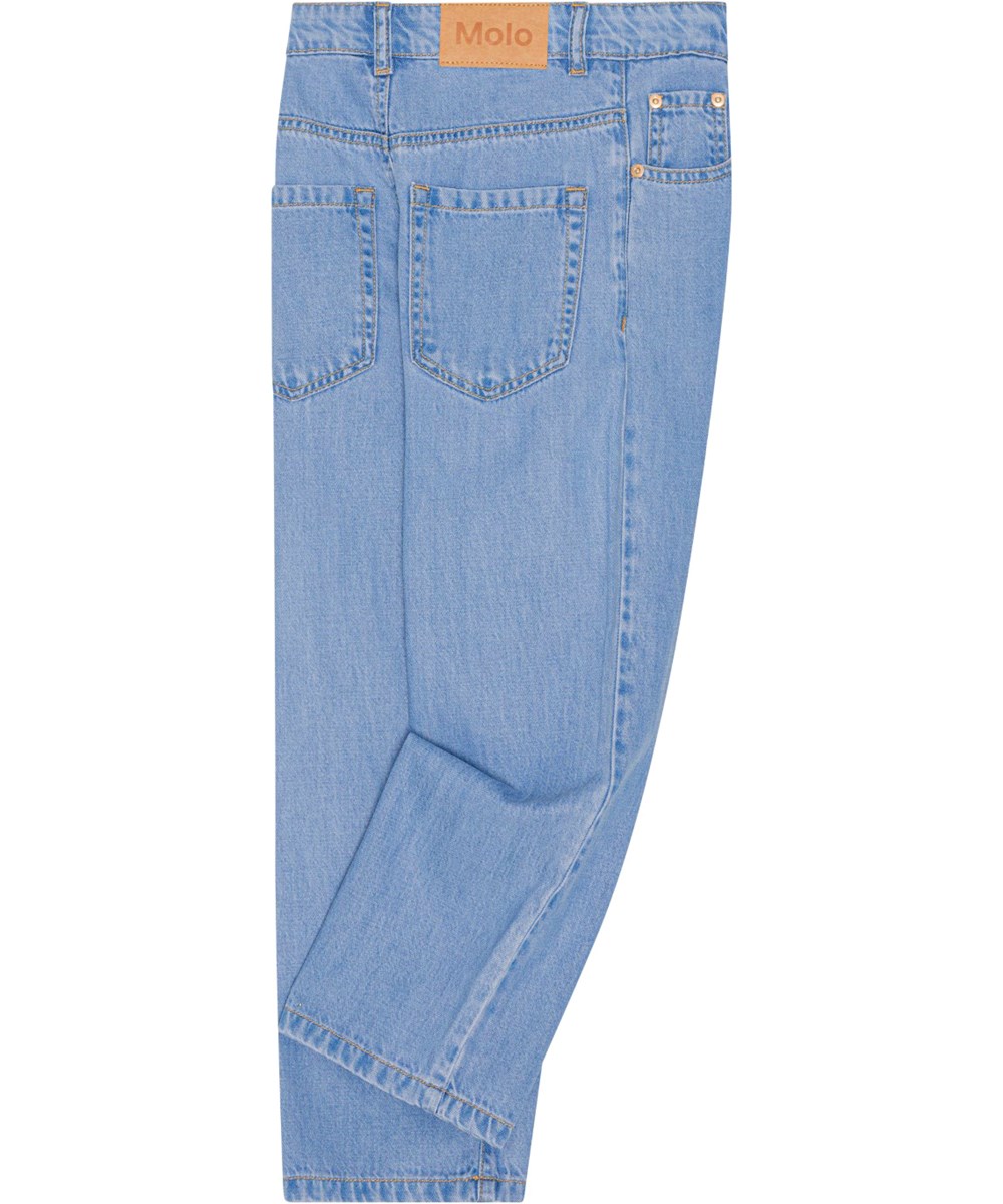 Aiden - Summer Wash Indigo - Jeans mit 5 Taschen aus gewaschenem Baumwolldenim