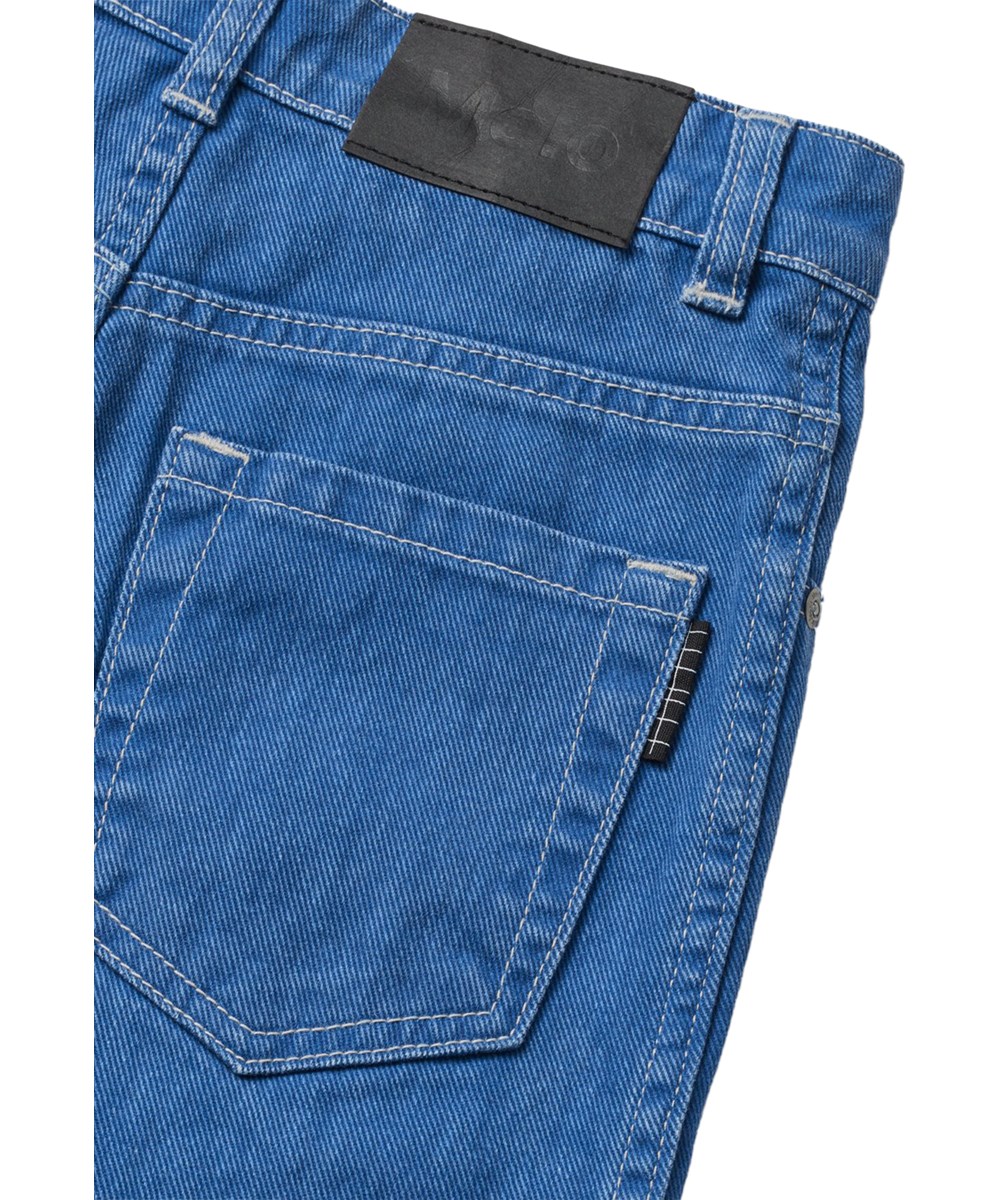 Aiden - Swell Blue Wash - Blaue Baumwolljeans für Kinder