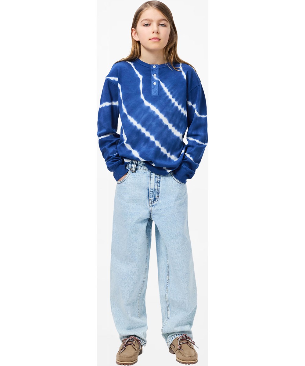 Aiden - Light Stone Denim - Blaue Jeans aus Bio-Baumwolle für Kinder