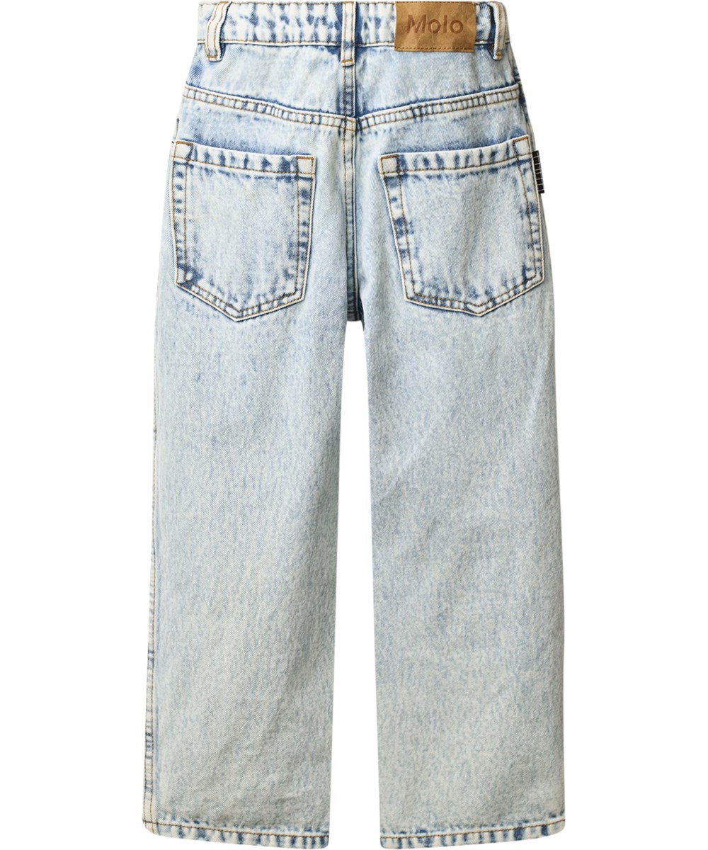 Aiden - Light Stone Denim - Blaue Jeans aus Bio-Baumwolle für Kinder