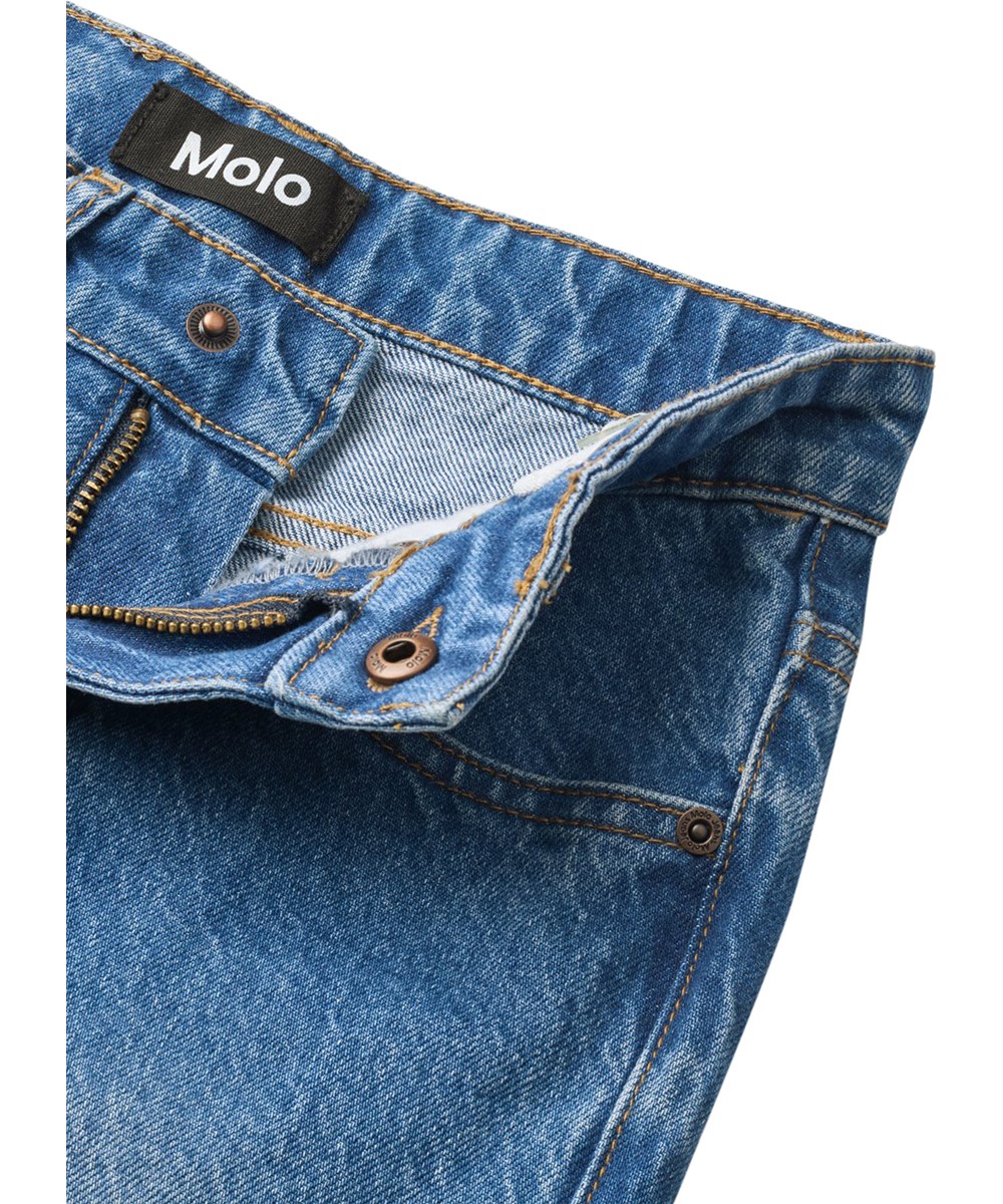 Alban - True Blue - Blaue Baumwolljeans für Kinder