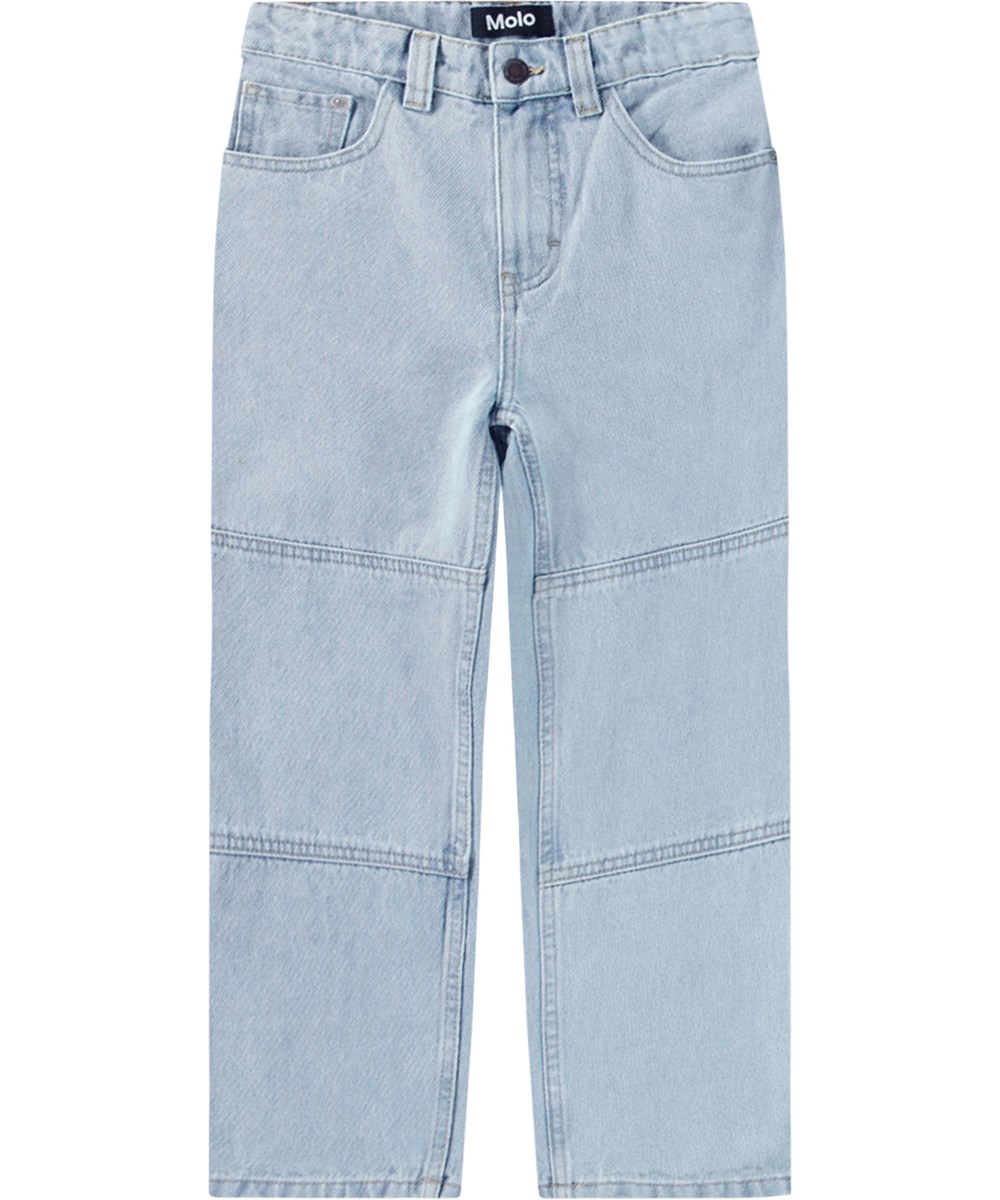 Askane - Sun-Bleach Blue - Hellblaue Oversize-Jeans für Kinder.