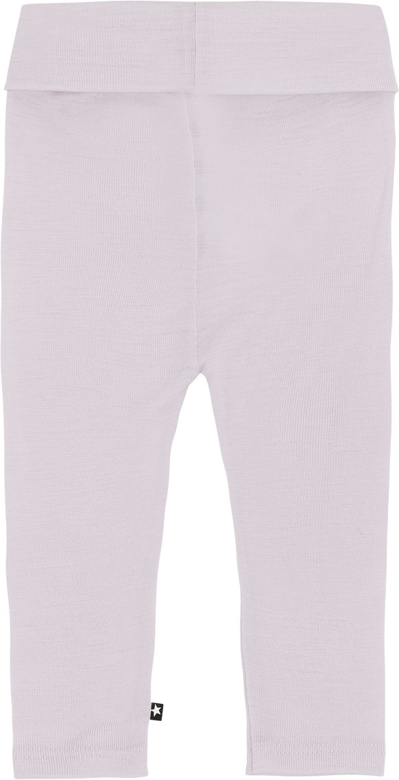 Sabi - Frozen Lilac - Babyhose aus Wolle in Grau