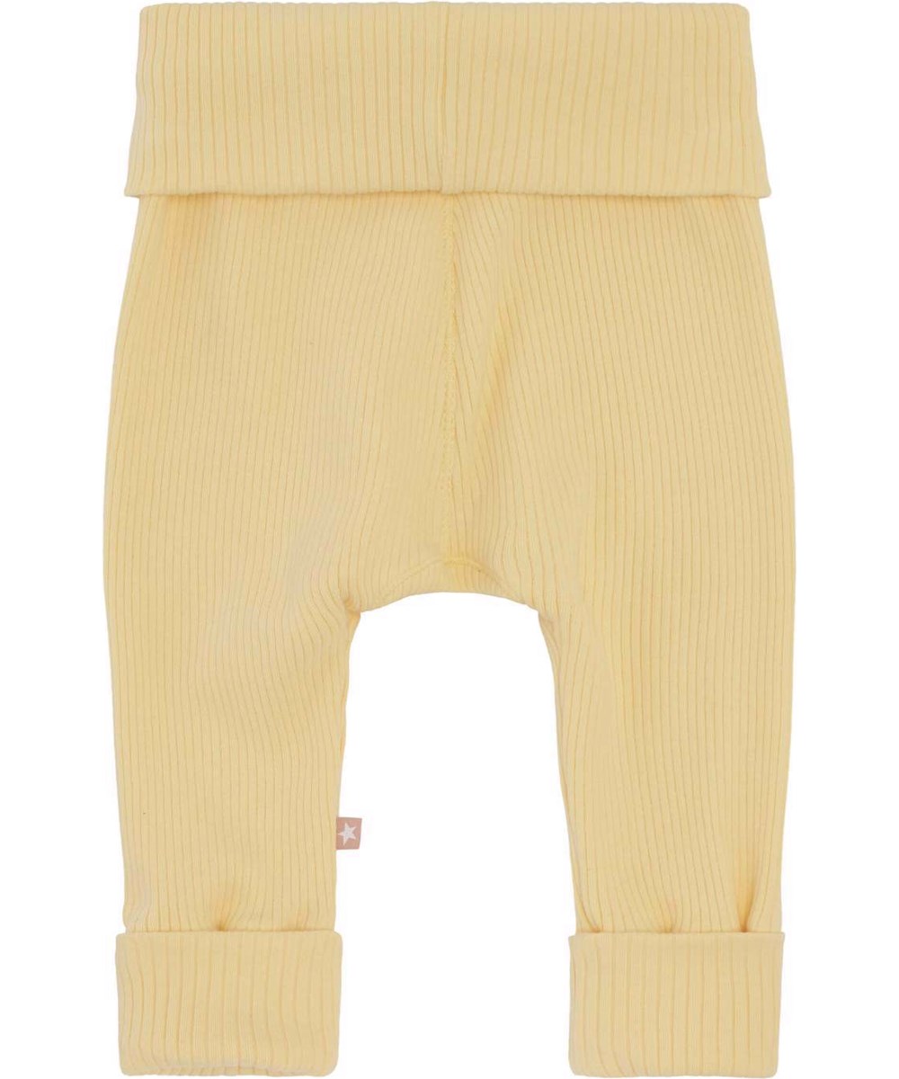 San - Impala - Weiche hellgelbe Öko Babyhose