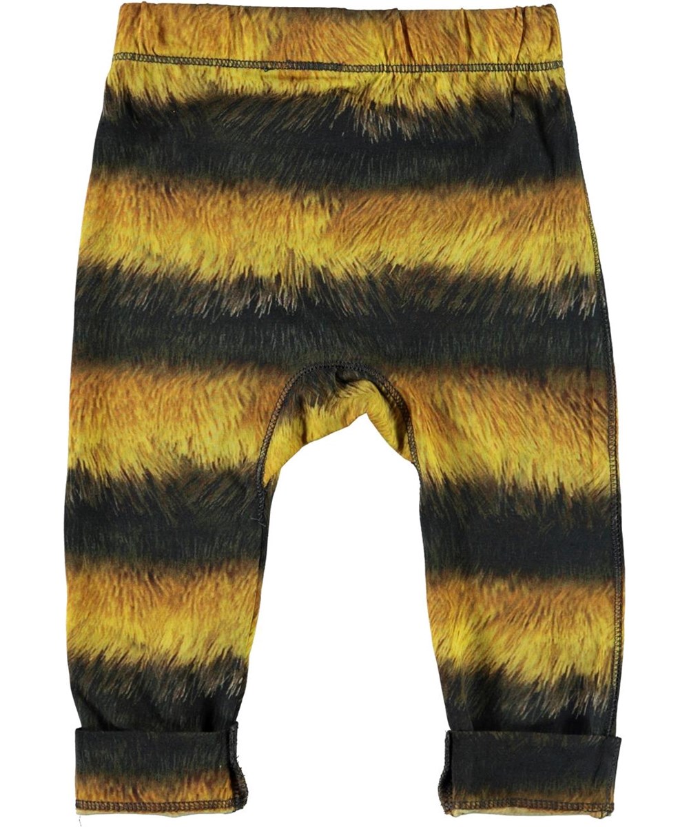 Seb - Bee - Öko schwarze und gelbe Bienen-Babyhose