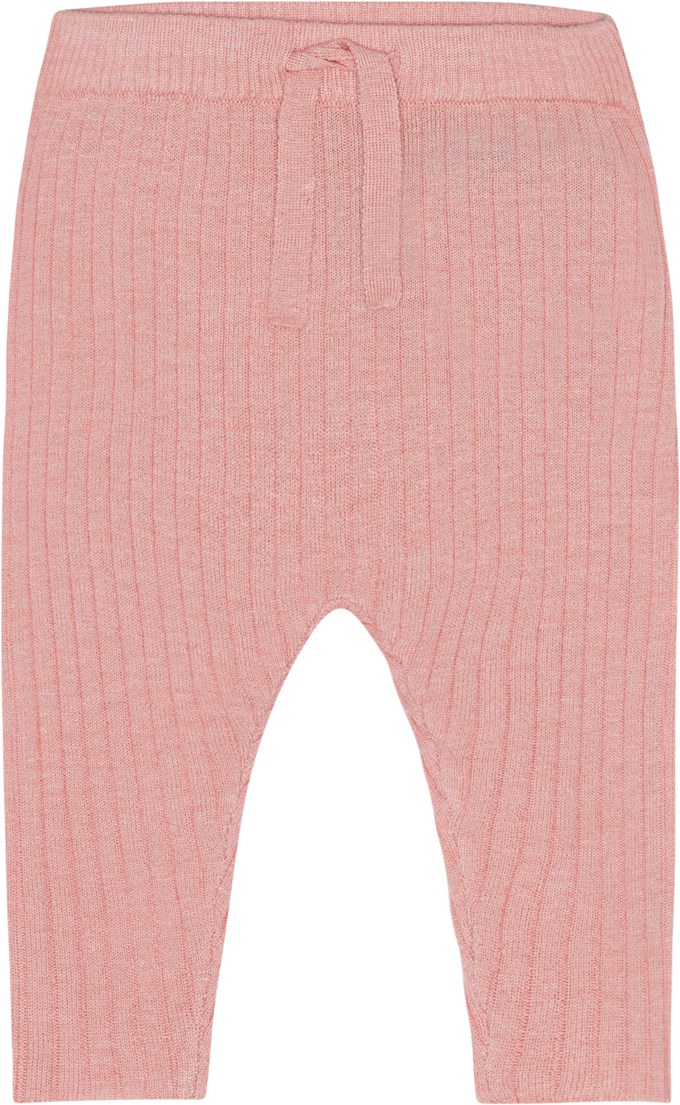 Shadow - Muted Rose - Rosafarbene Babyhose aus Kaschmirmischung