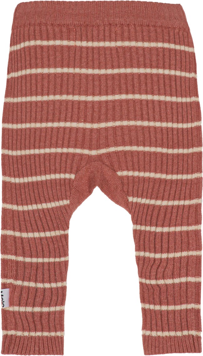Sigmund - Rosy Stripe - Dunkelrosa Babyhose mit cremefarbenen Streifen