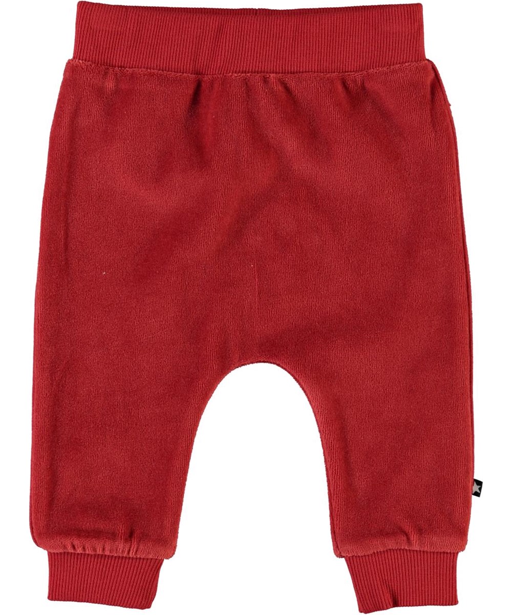 Stein - Bossa Nova - Rote Samt-Baby-Sweatpants