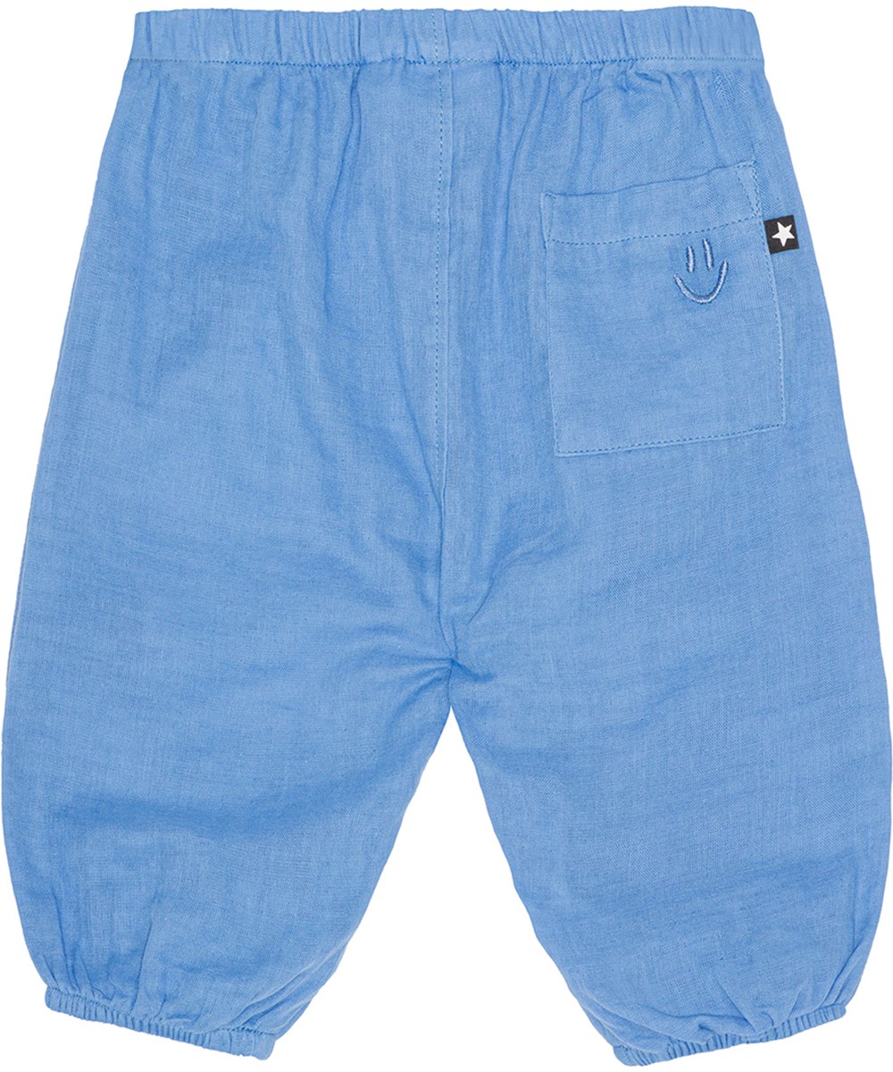 Sun - Forget Me Not - Blaue Hose für die Kleinsten aus Öko-Baumwolle