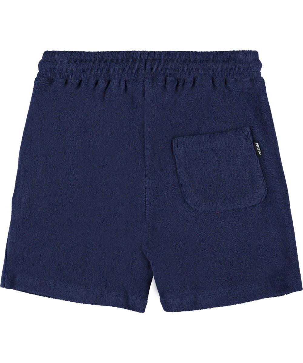 Abay - Indigo Sky - Donkerblauwe badstoffen short