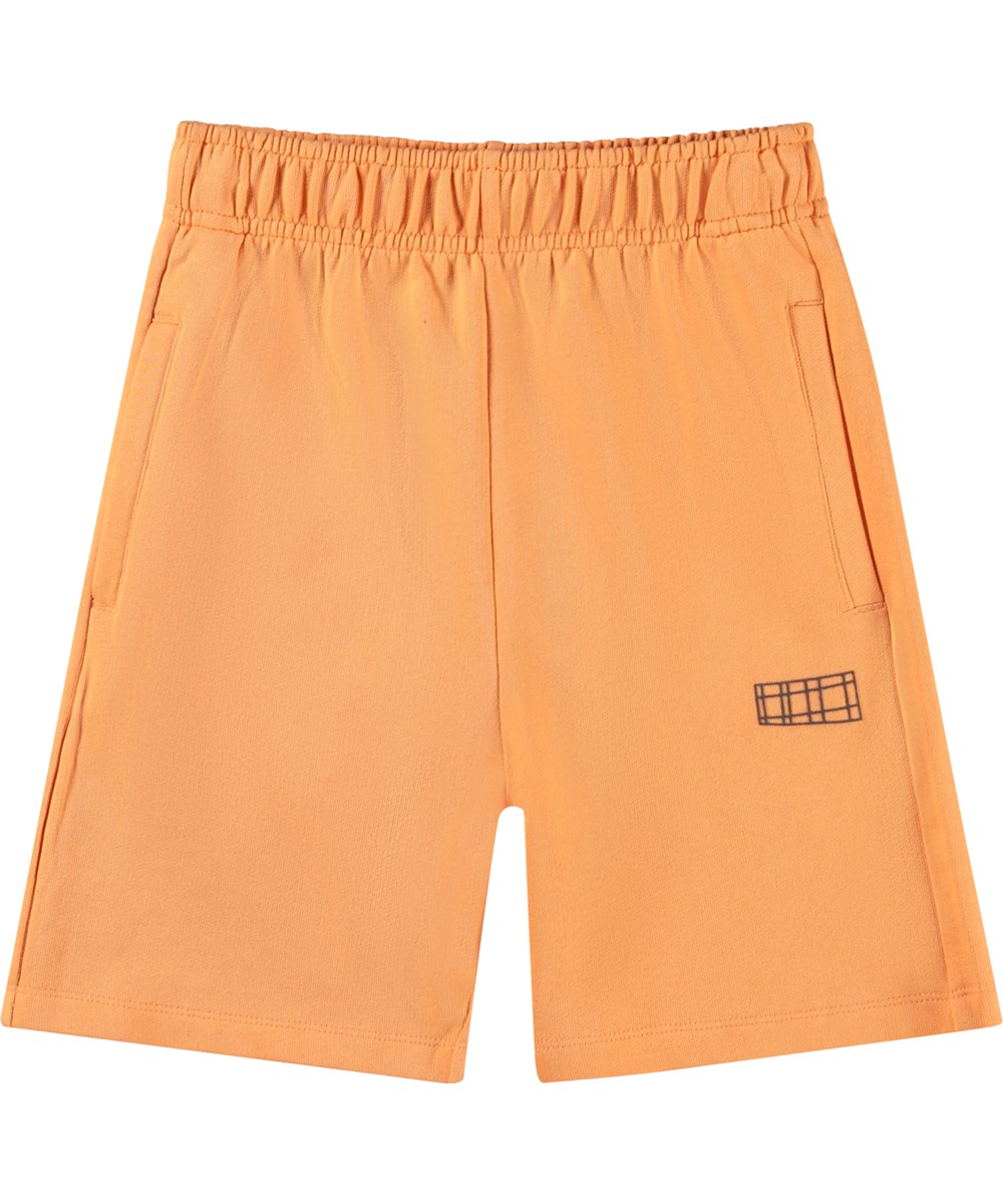 Adian - Papaya - Unisex short in oranje