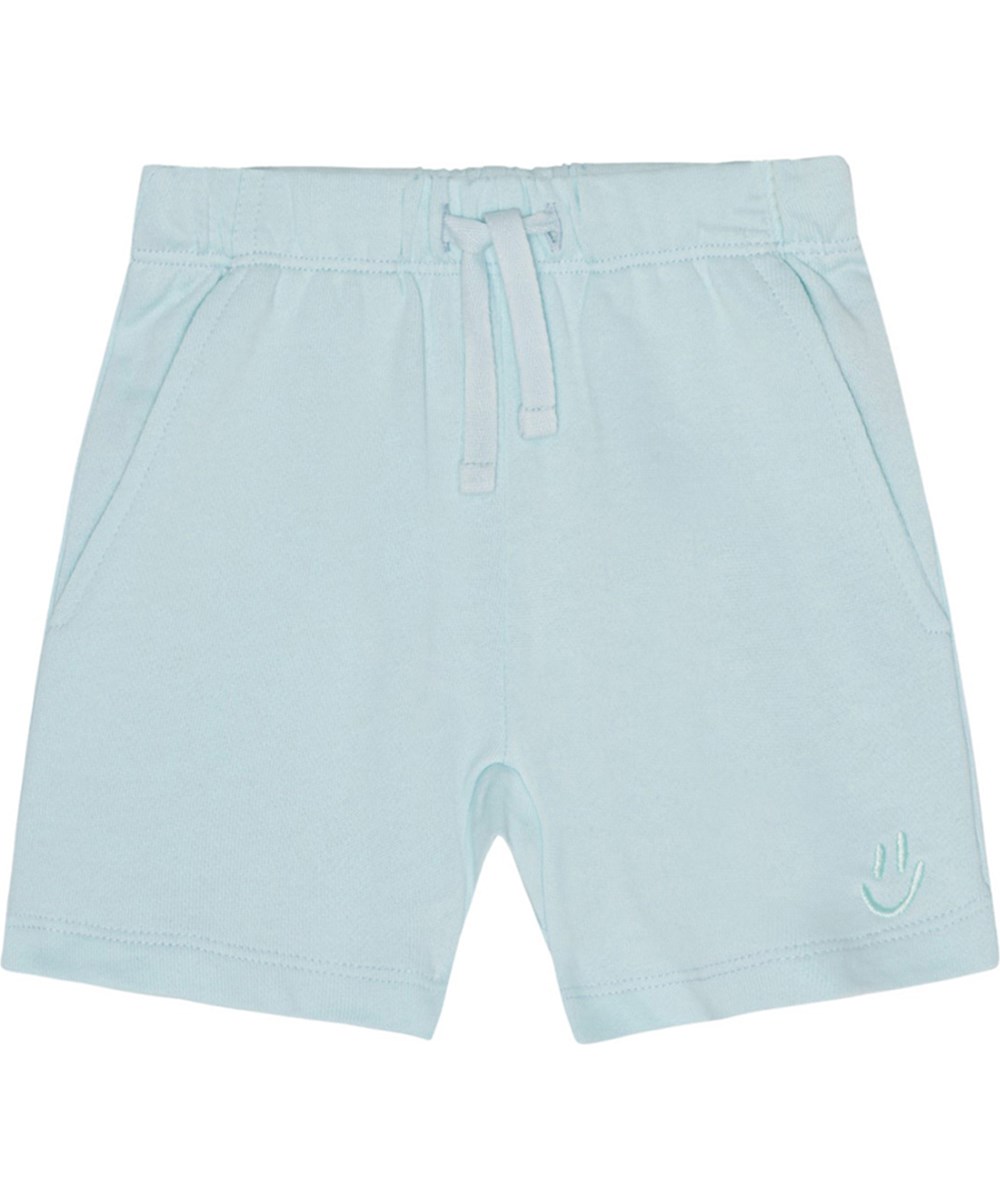 Simms - Airy - Lichtblauwe short van zacht biologische katoenen jersey