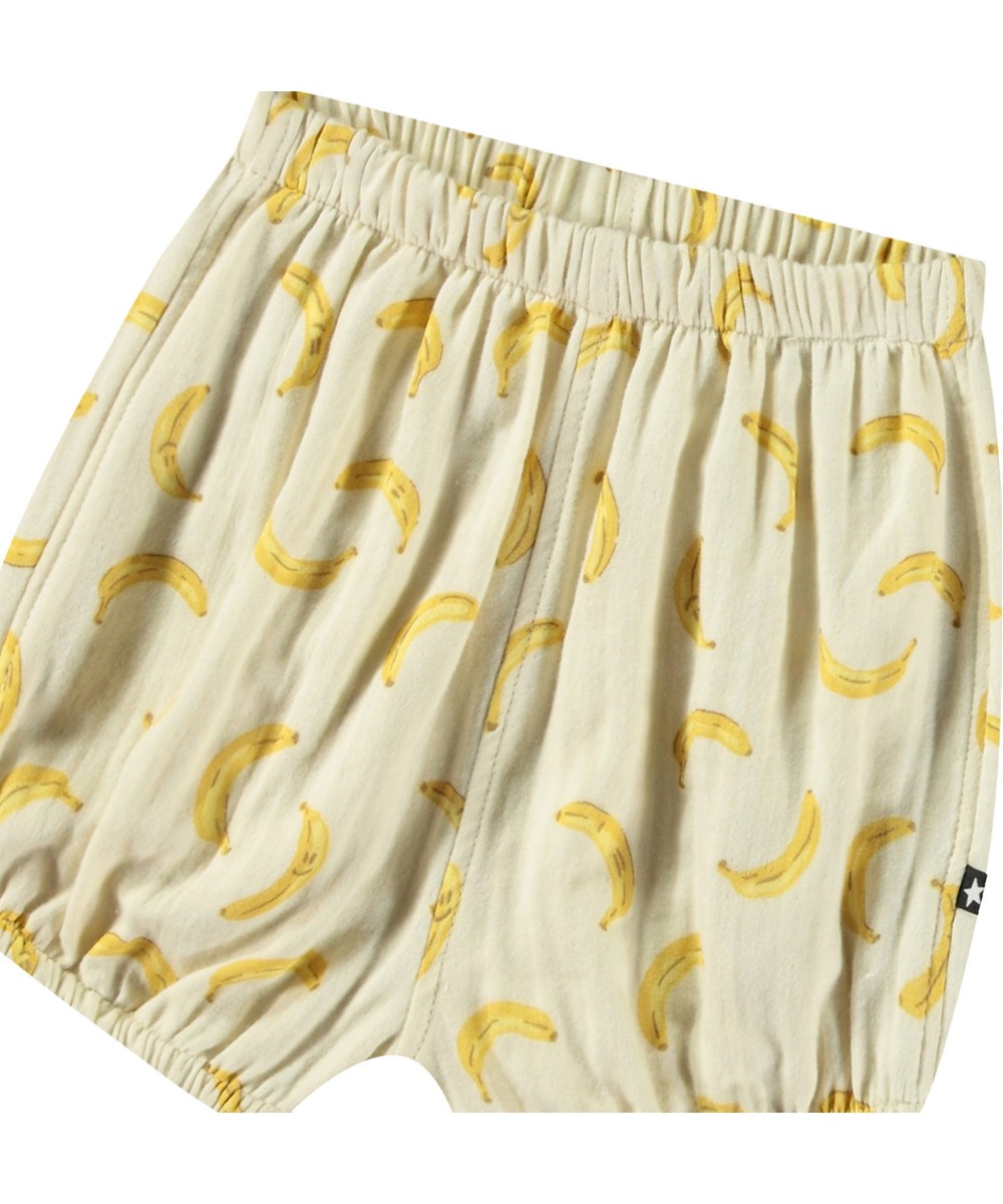 Somos - Cute Bananas - Zeer korte babyshort van biologisch katoen.