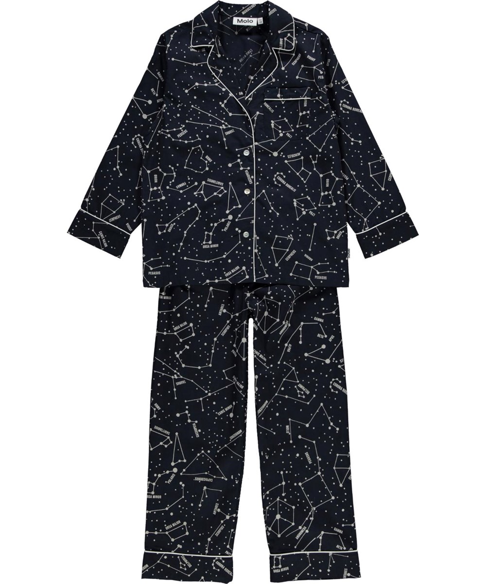 Lex - Star Map - Biologische pyjama met sterrenprint