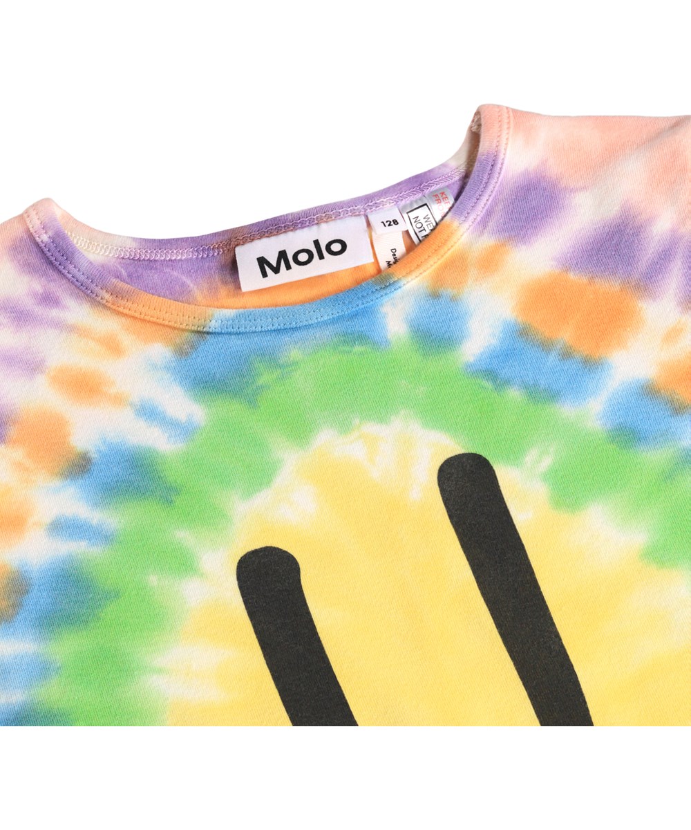 Lou US - Tie Dye Night - Kleurrijke tie-dye kinderpyjama gemaakt van biologisch katoen