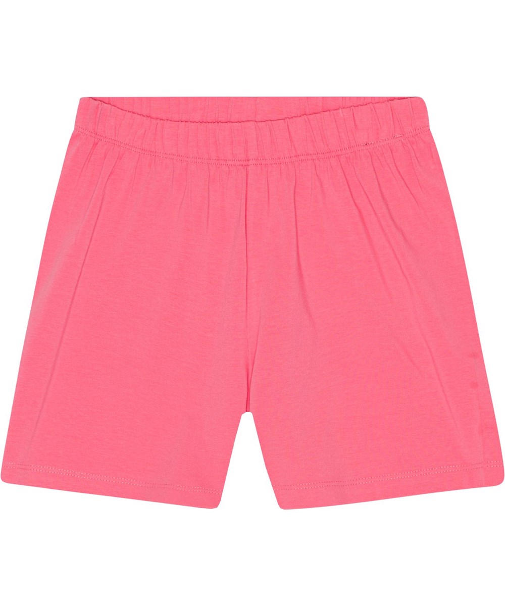 Luvis - Confetti - Roze pyjama van biologisch katoen met een smileyprint