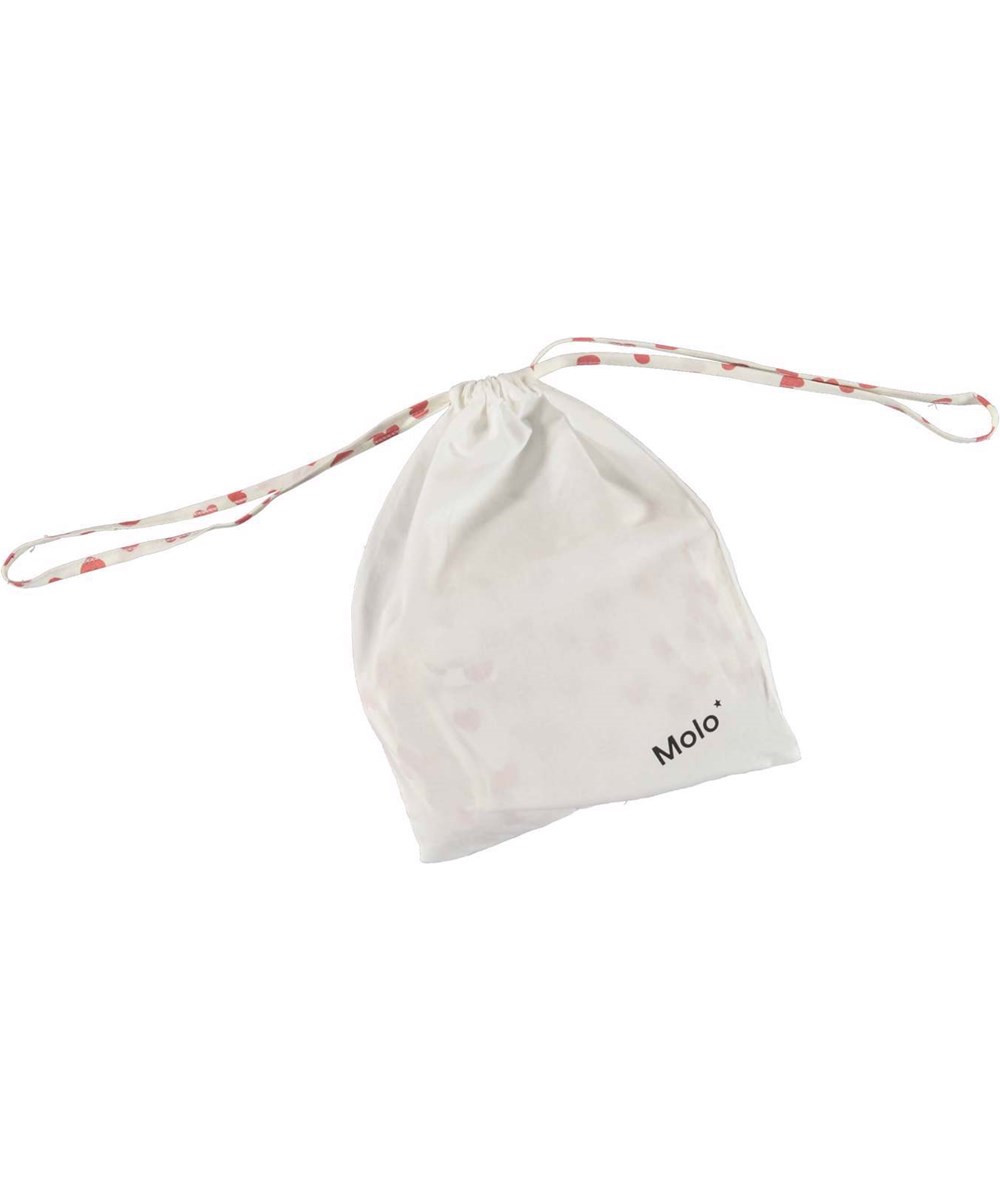 Lex - Allover Love - White pyjamas set with red hearts 