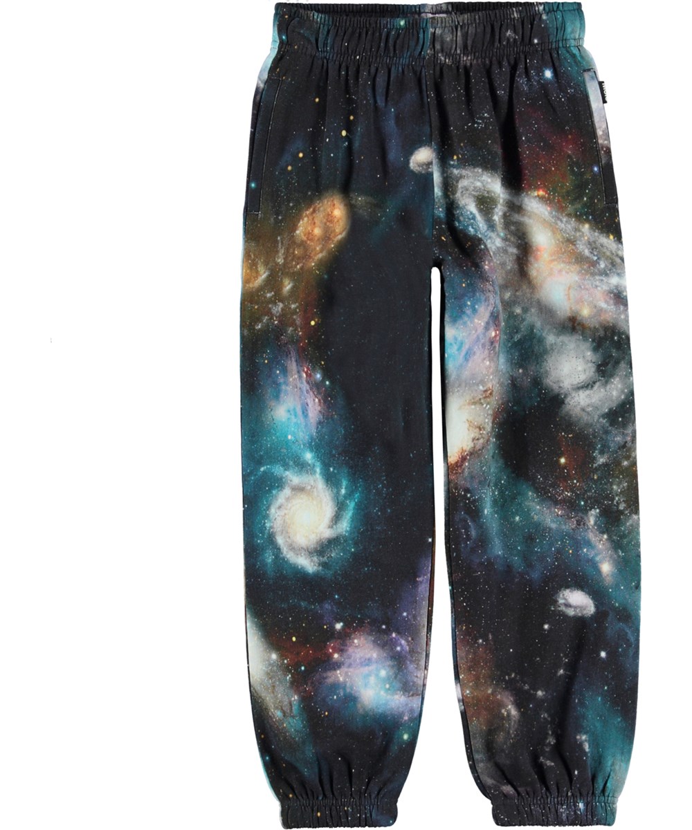 Adan - Galaxies - Organic unisex sweatpants with galaxy print