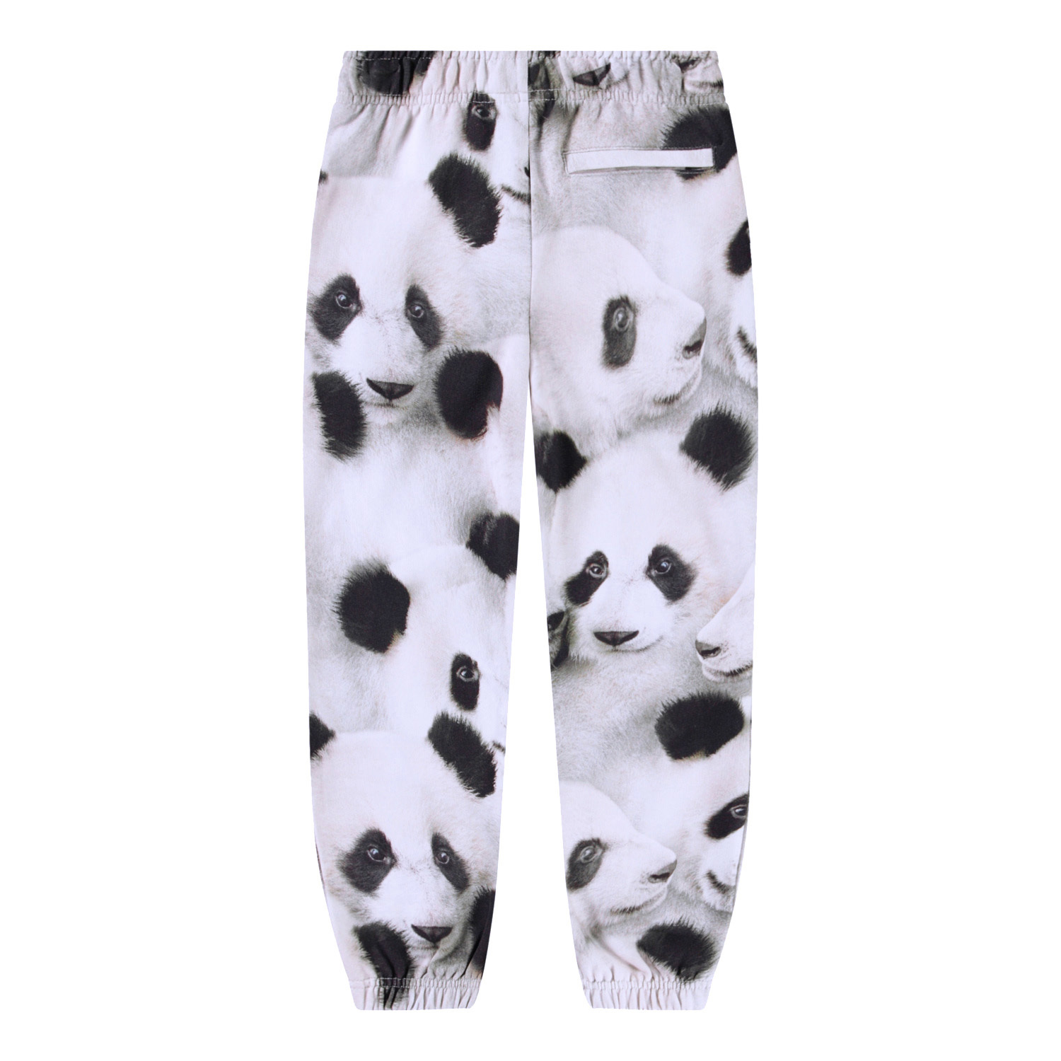 【THE MOZZ】Moanne Half Pants Adan - Giant Panda - Black and white organic pants with