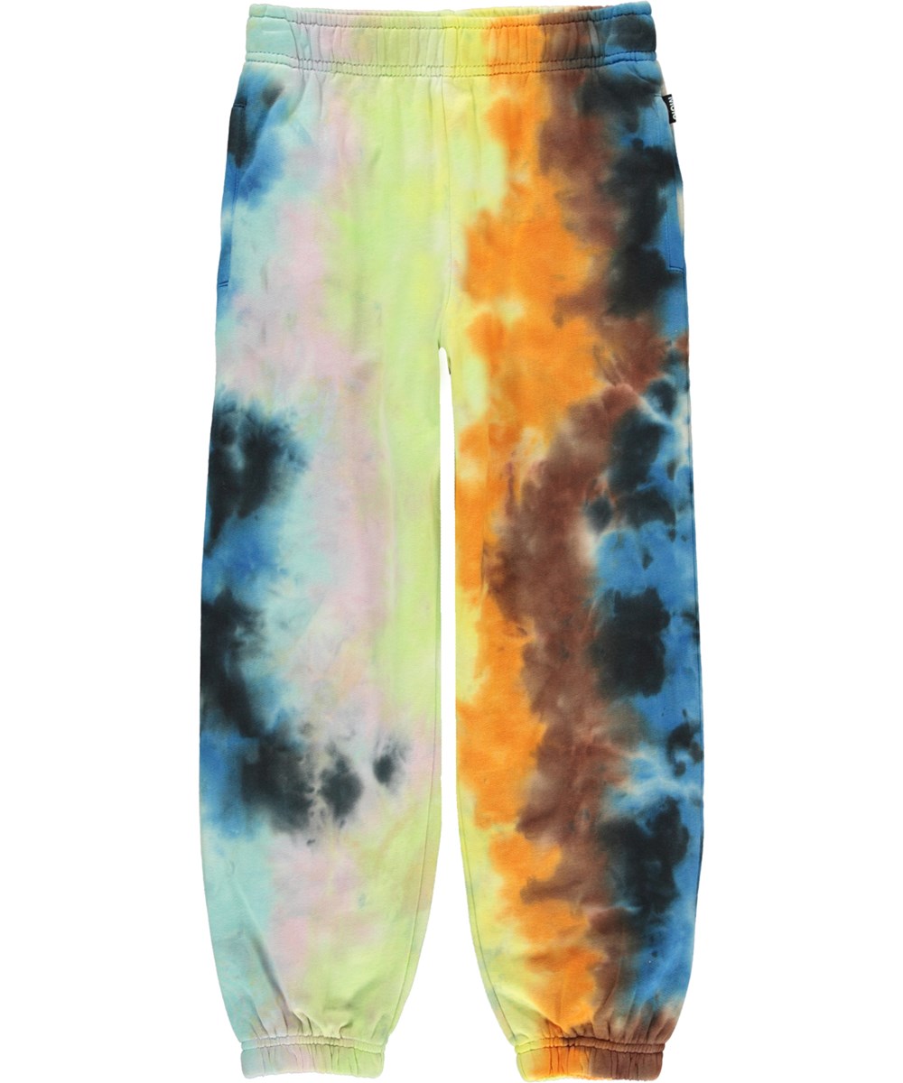 Adan - Nebula Tie Dye - Organic unisex sweatpants with tie dye