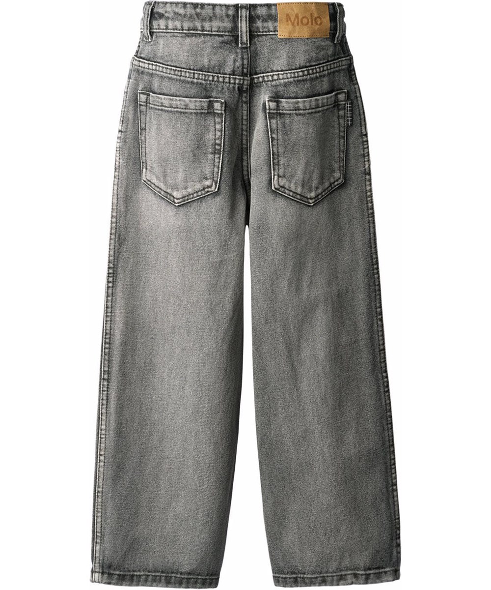 Aiden - Grey Shadow - Denim jeans for children made of organic cotton with a grey wash.