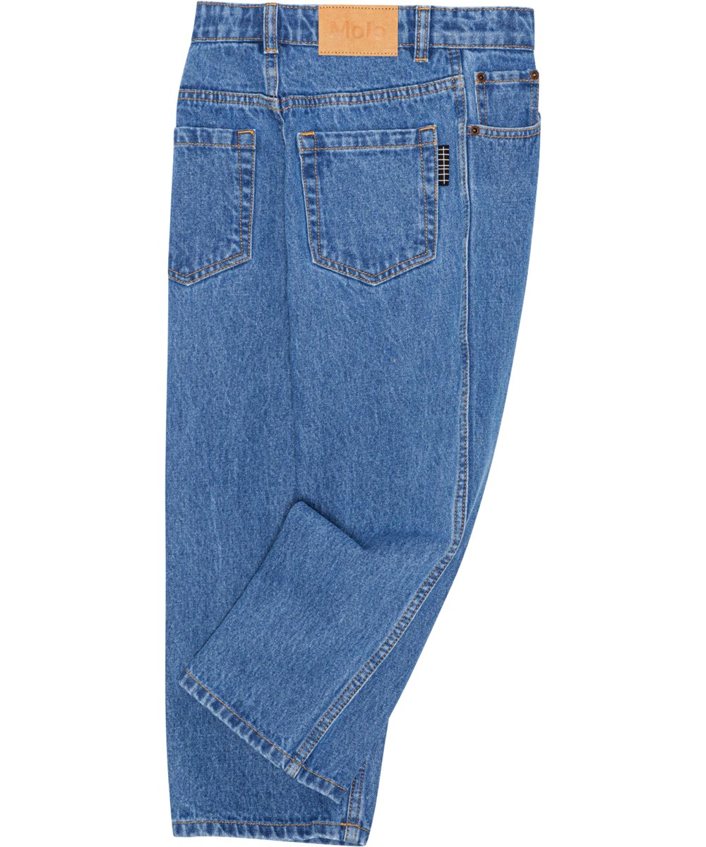 Aiden - Stone Denim - Unisex jeans in blue denim