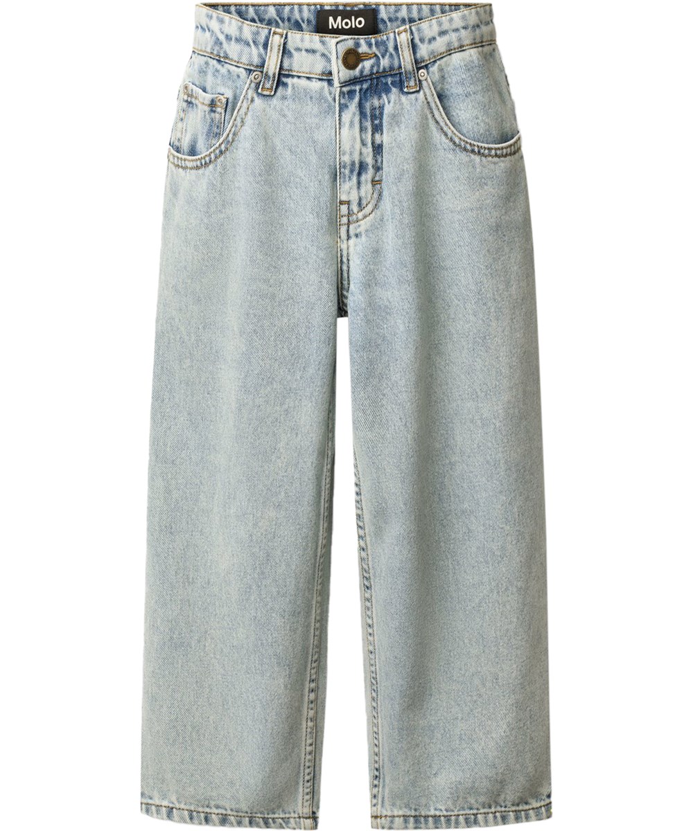 Aiden - Washed Down - Blue jeans for children made of organic cotton for children