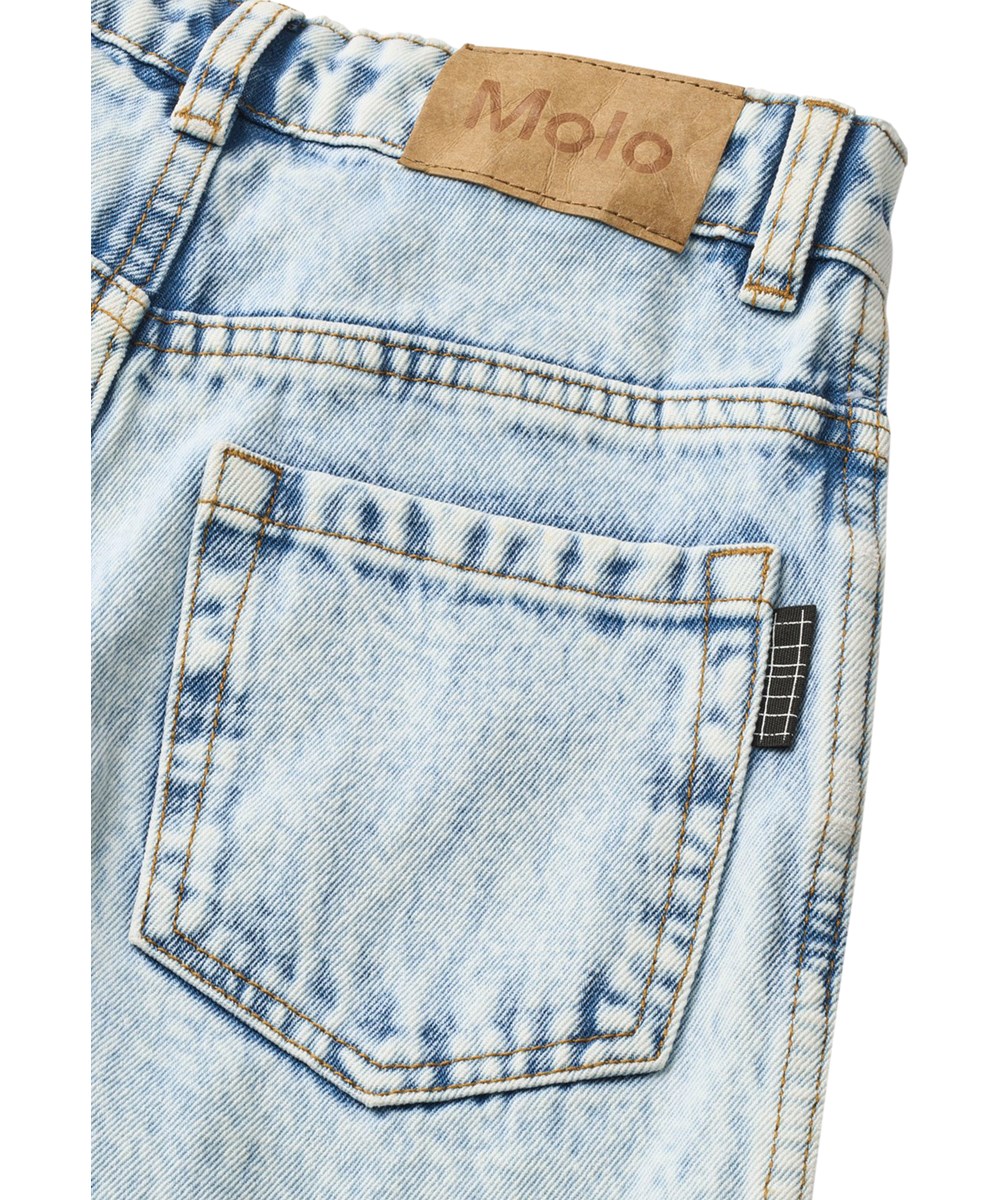 Aiden - Light Stone Denim - Blue jeans made of organic cotton for children
