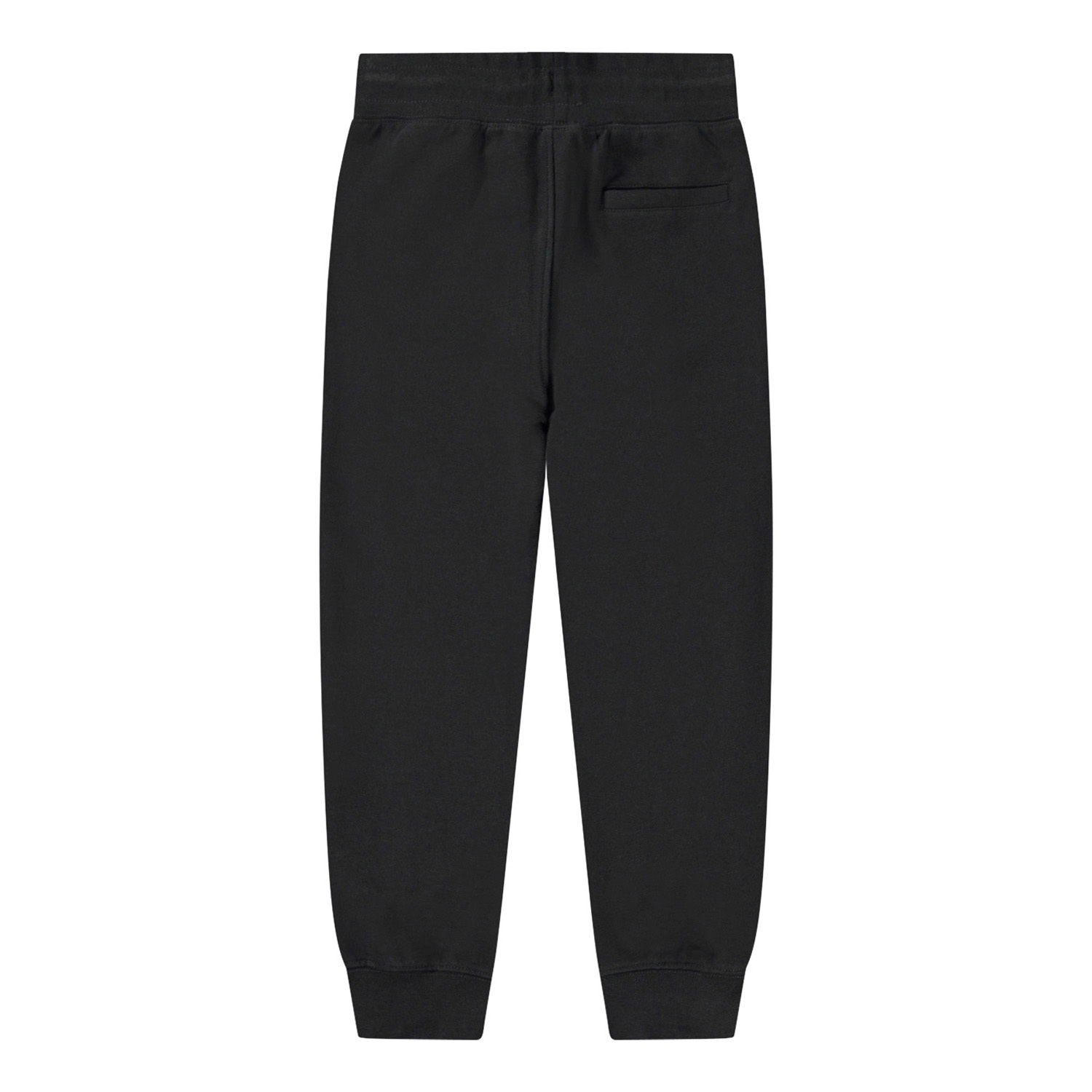 Alvar - Black - Black organic sweatpants bottoms for children. - Molo