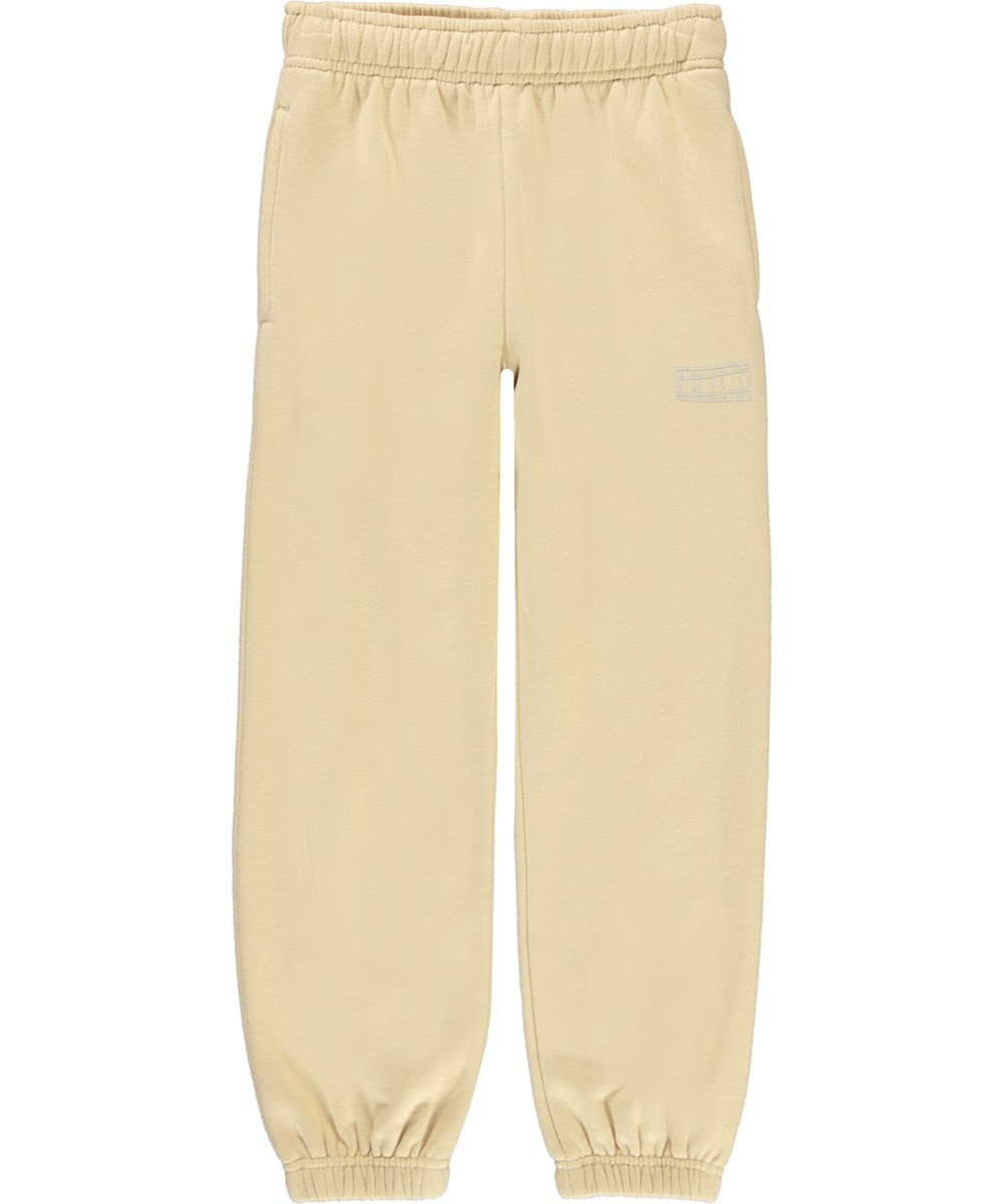 Am - Starlight - Light yellow organic unisex sweatpants