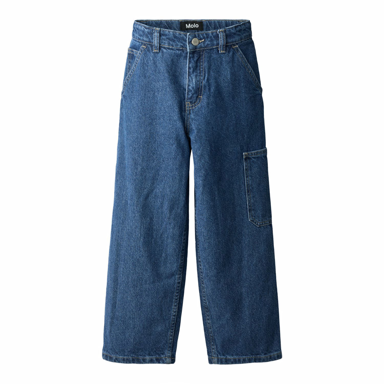 Aiden - Soft Dark Denim - Denim jeans for children made of