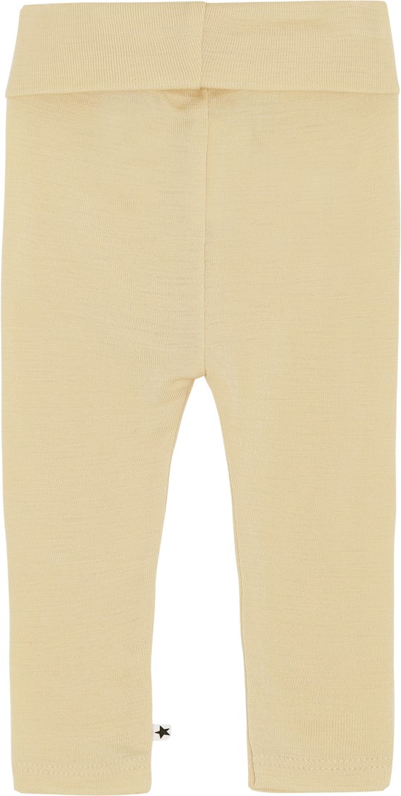 Sabi - Starlight - Wool baby trousers in light yellow