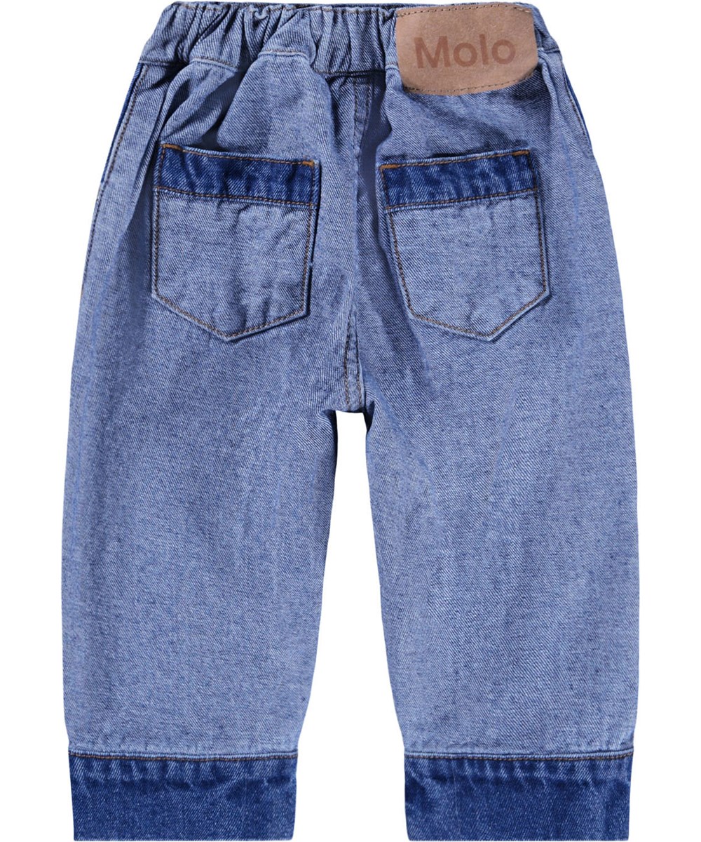 Samara - Two Side Denim - Blue jeans for the little ones made of stretchy soft cotton denim.