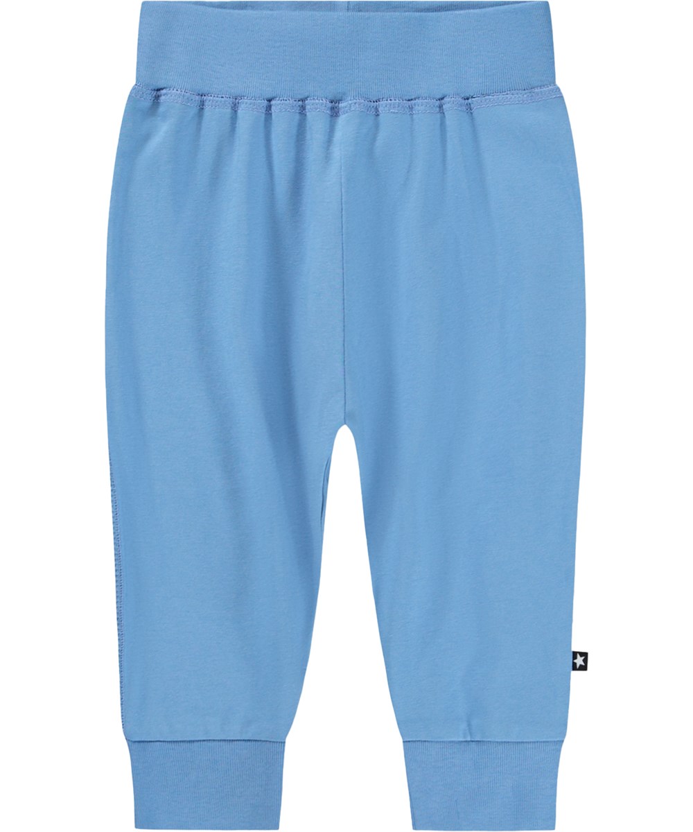 Sammy - Blue Tide - Blue trousers for the little ones made of organic cotton
