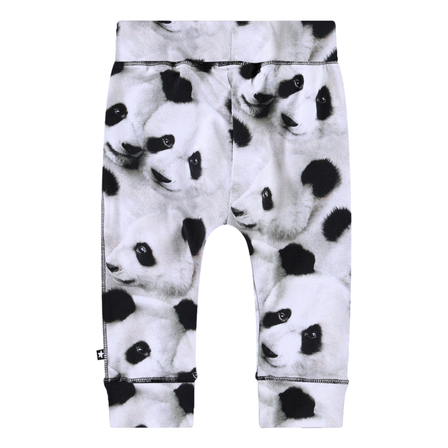 Sammy - Giant Panda - Baby pants in organic cotton with
