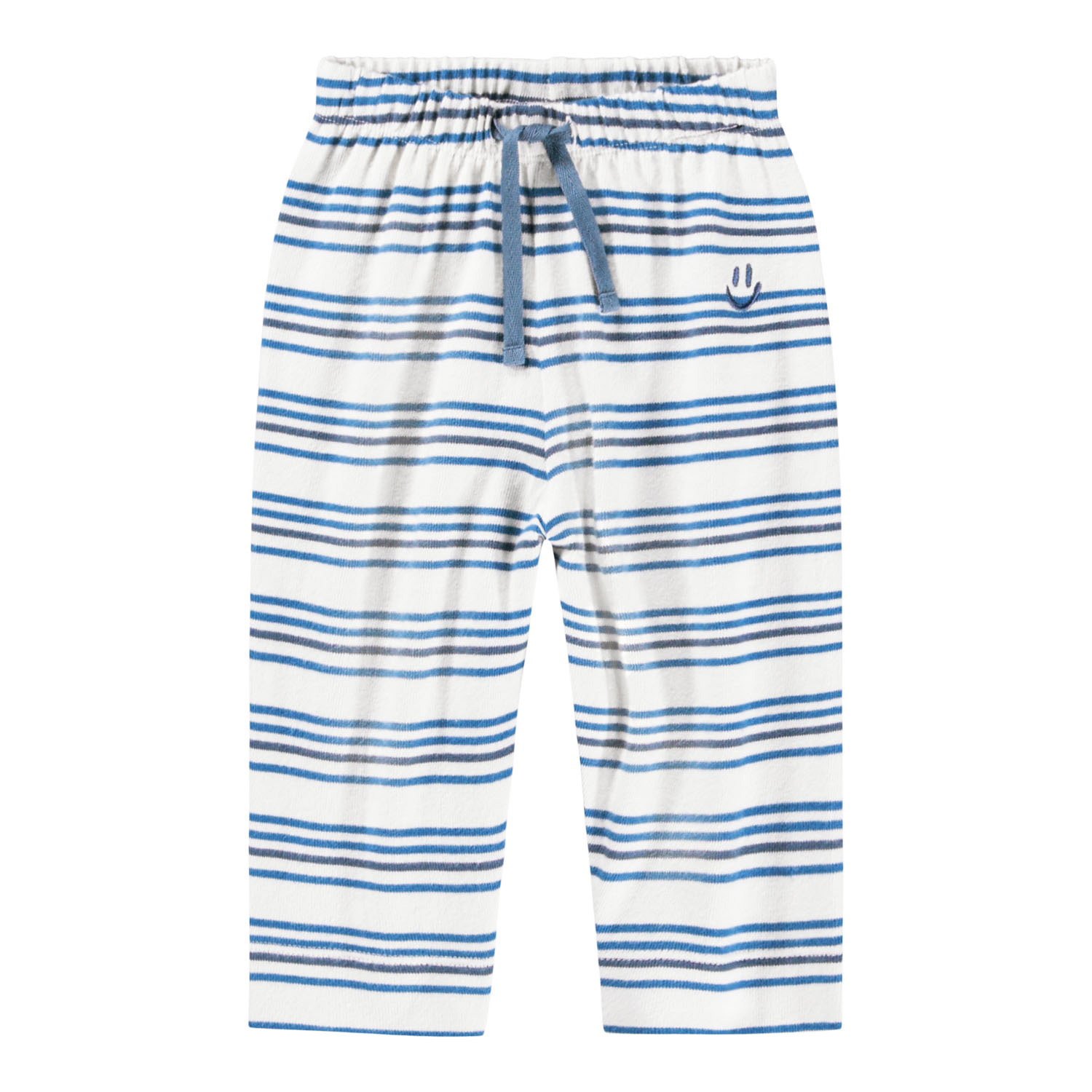 Saxon - Sea Sky Stripe - Blue and white striped pants for