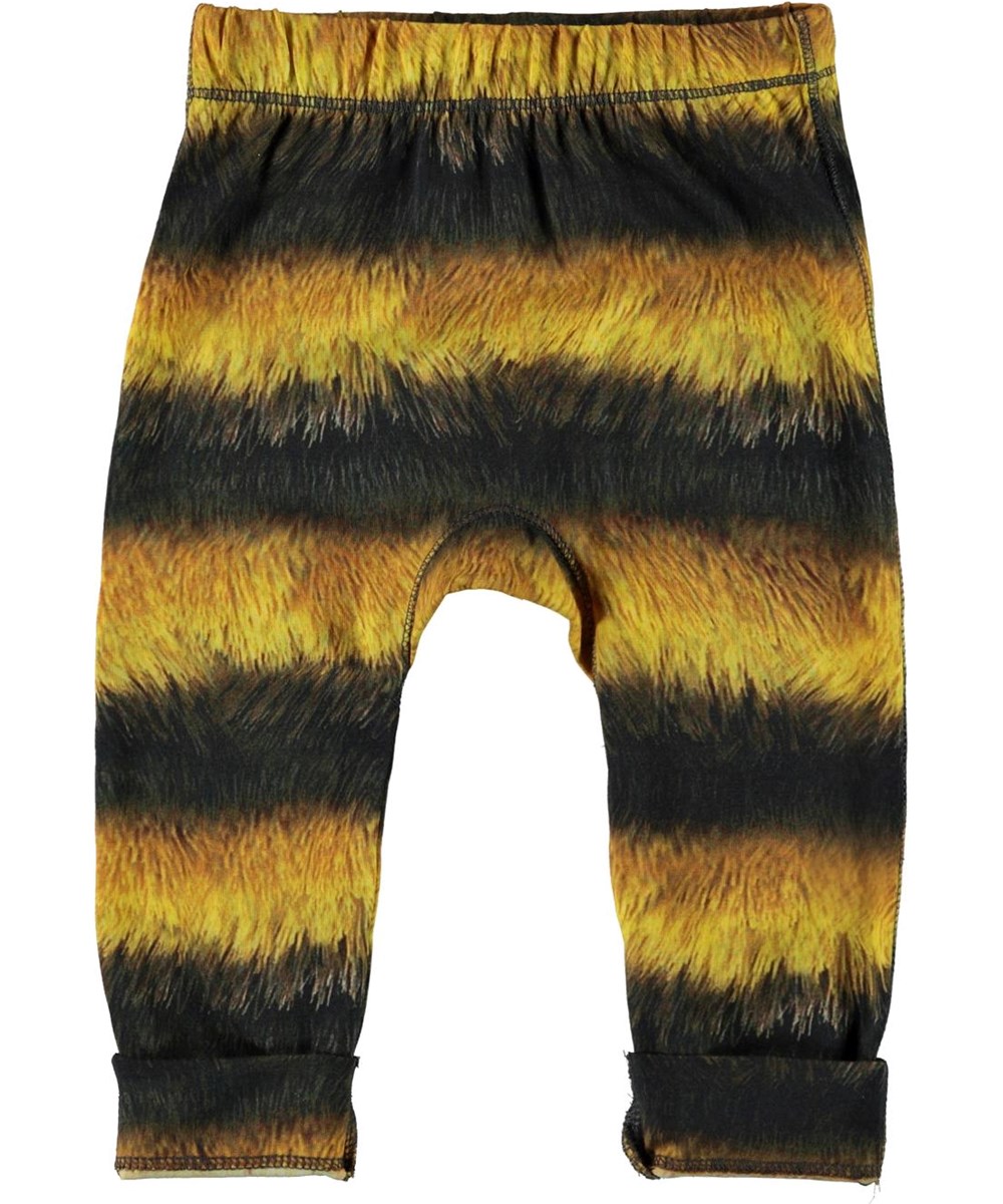 Seb - Bee - Black and yellow organic bee baby trousers