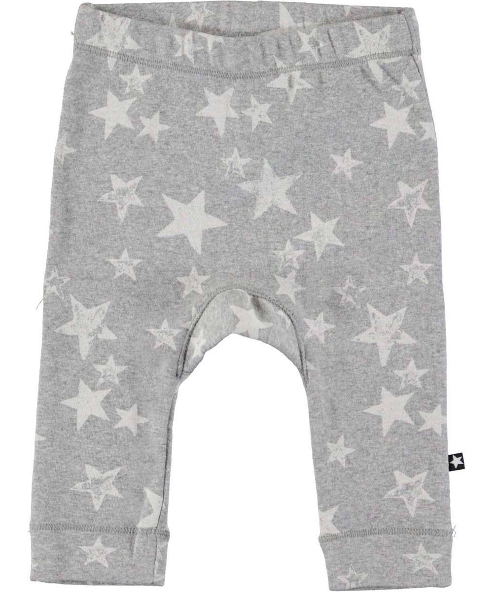 Seb - Ivory Stars - Organic baby trousers with stars