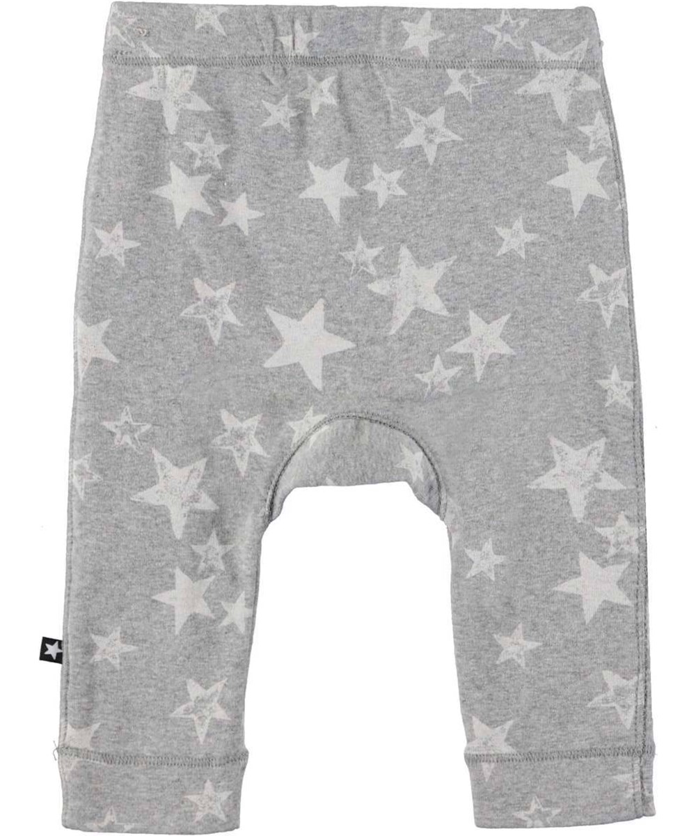 Seb - Ivory Stars - Organic baby trousers with stars
