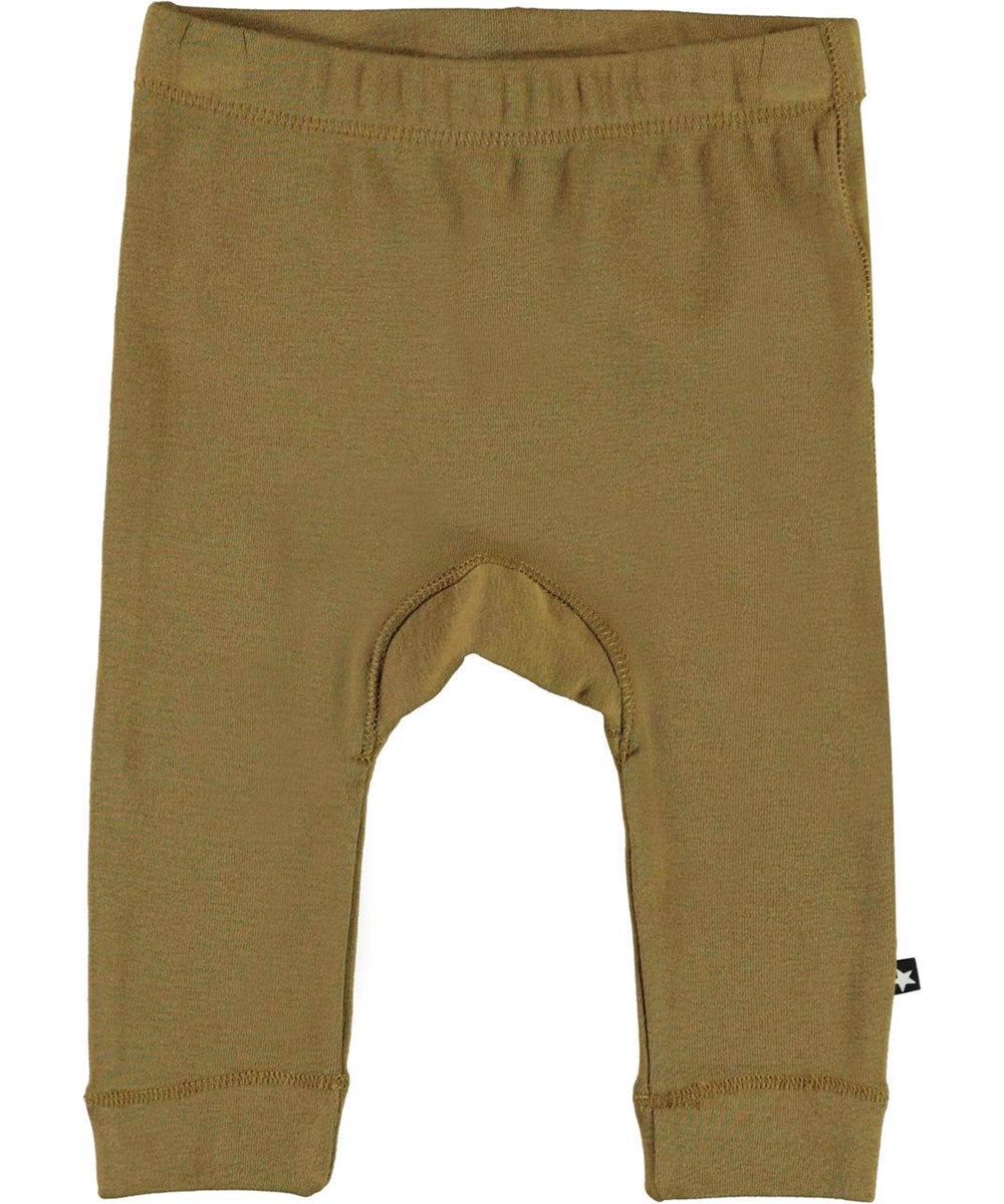Seb - Oak - Green brown organic baby trousers