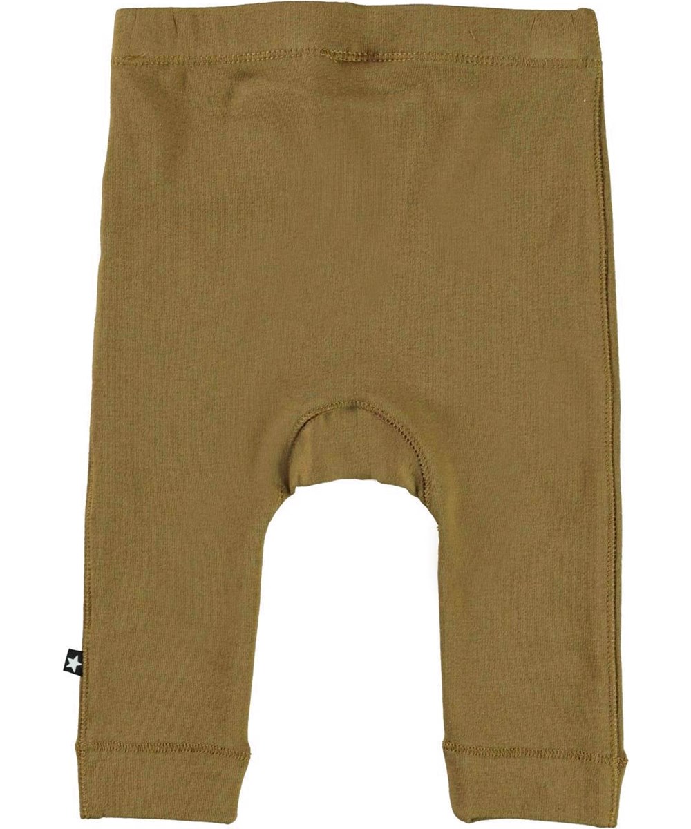 Seb - Oak - Green brown organic baby trousers