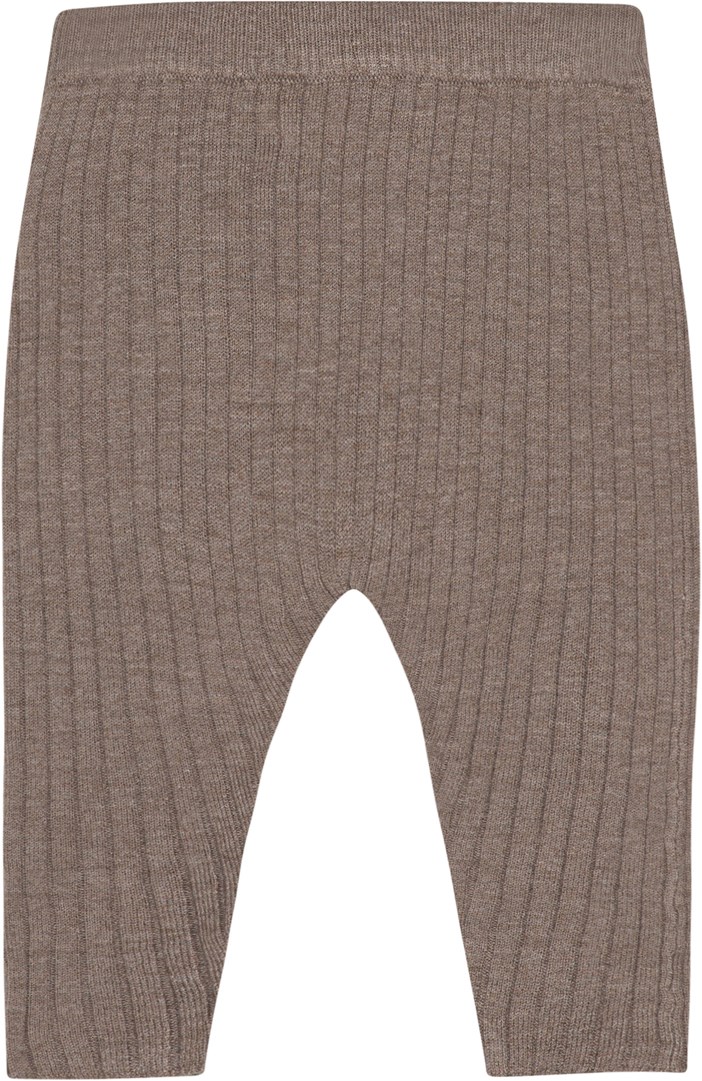 Shadow - Moth Ground - Brown baby trousers in cashmere blend