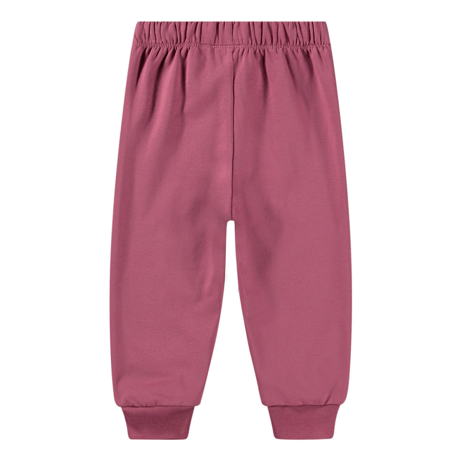 Simeon - Dark Rose - Pink organic cotton joggers with