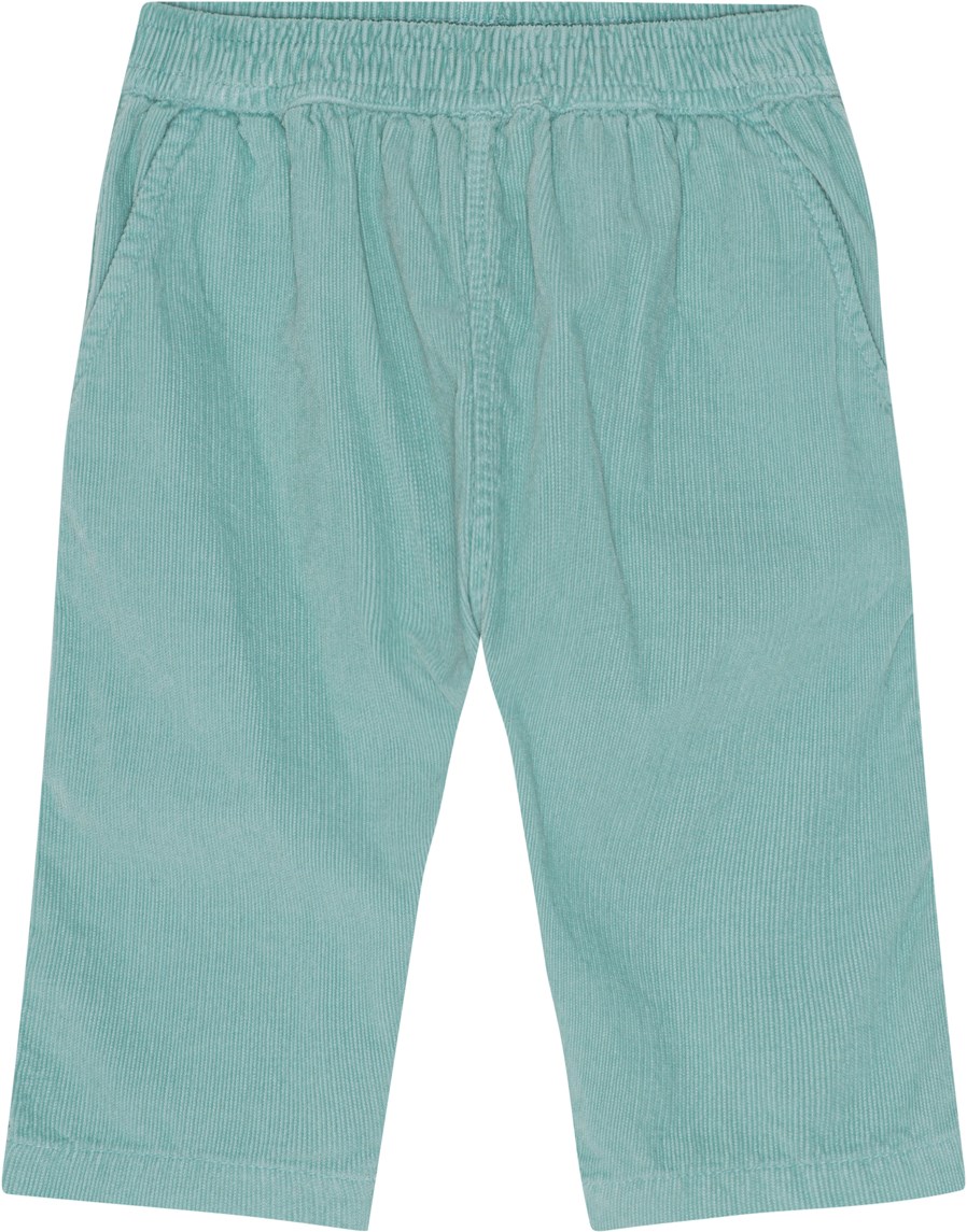 Sois - Calm - Blue organic baby trousers in corduroy