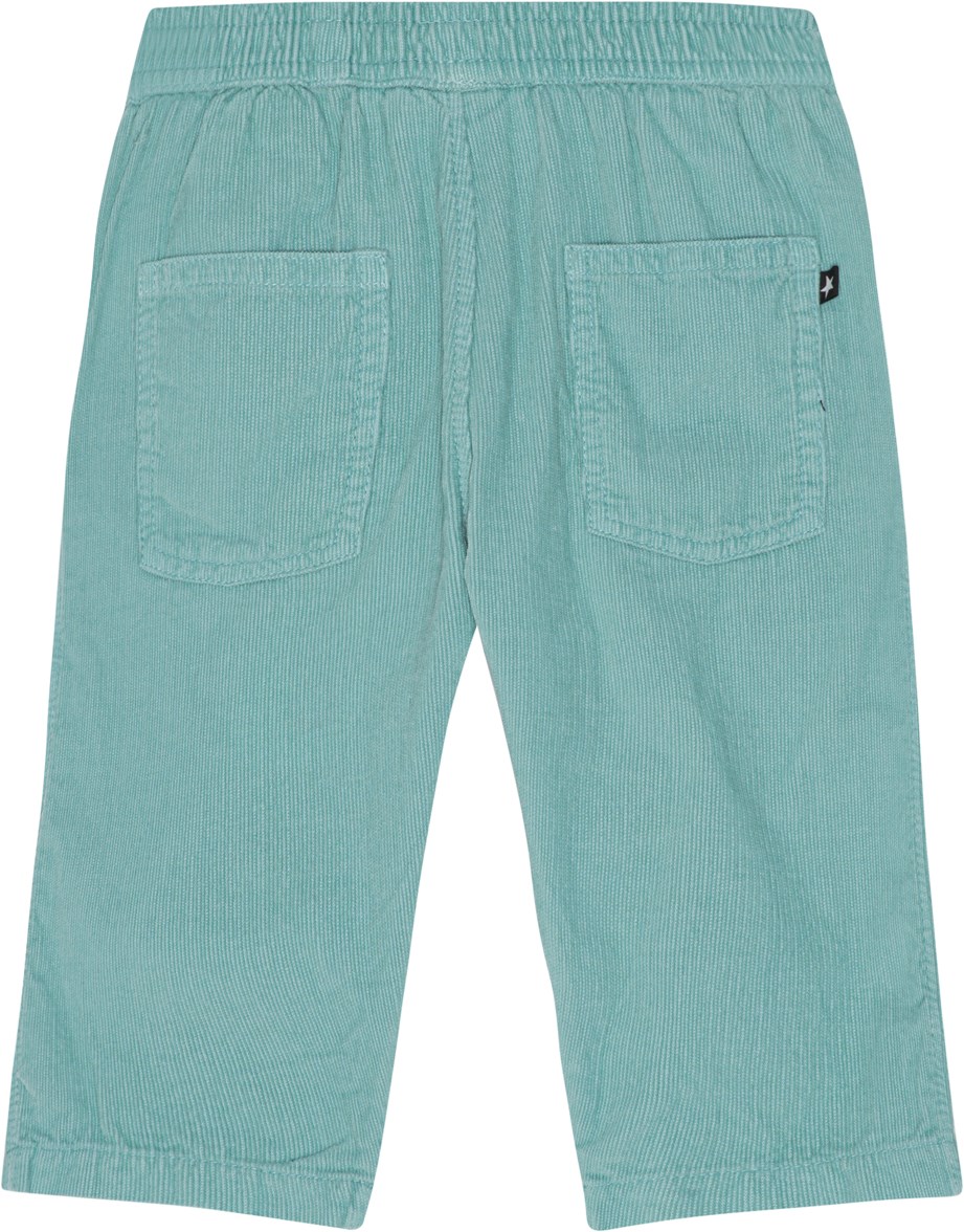 Sois - Calm - Blue organic baby trousers in corduroy
